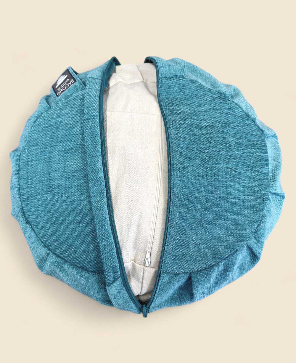 Chenille Meditation Zafu Cushion, Buckwheat Insert、mySite、topwebapps