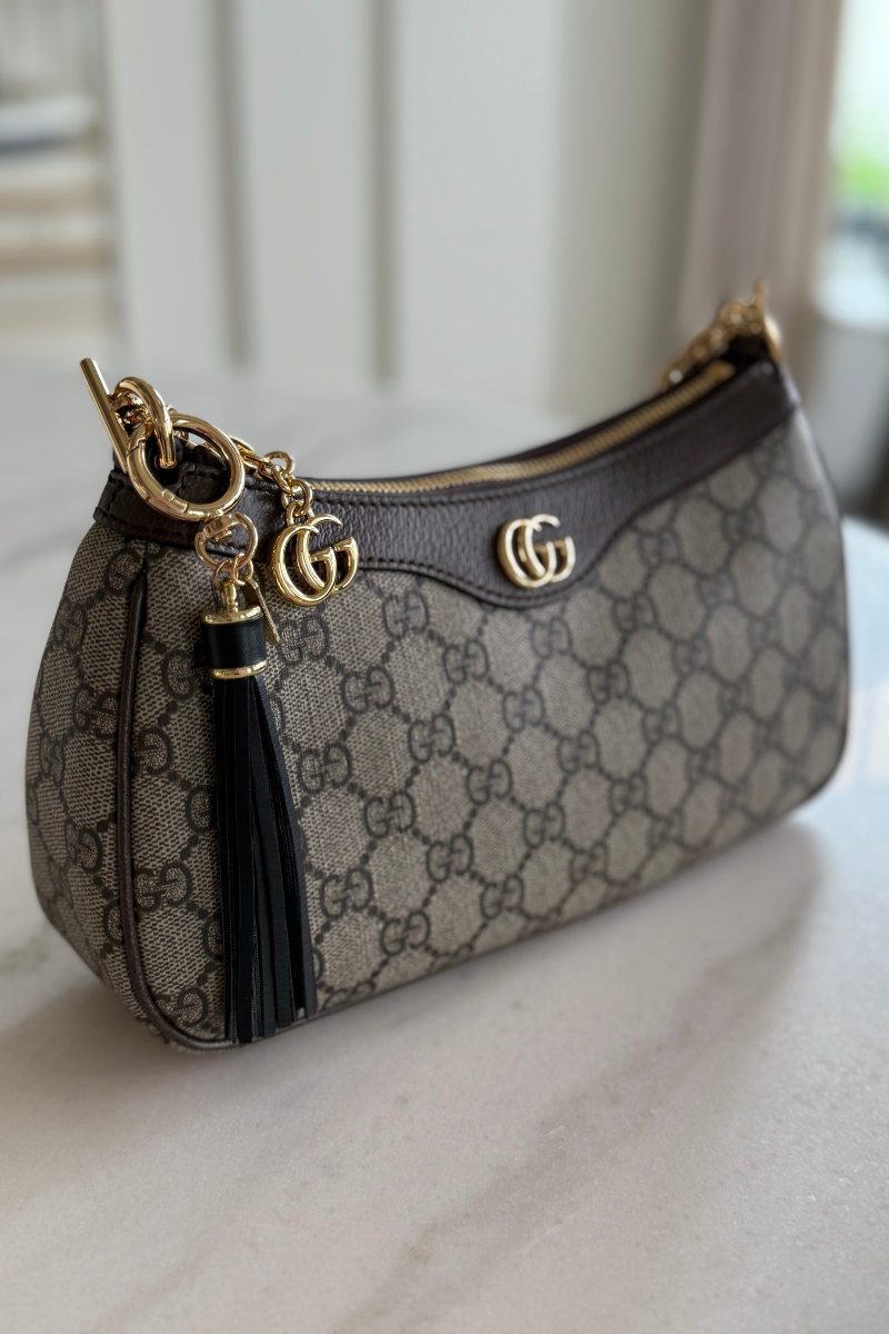 XL Leather Tassel Bag Charm - Black、mySite、hinf8tx79