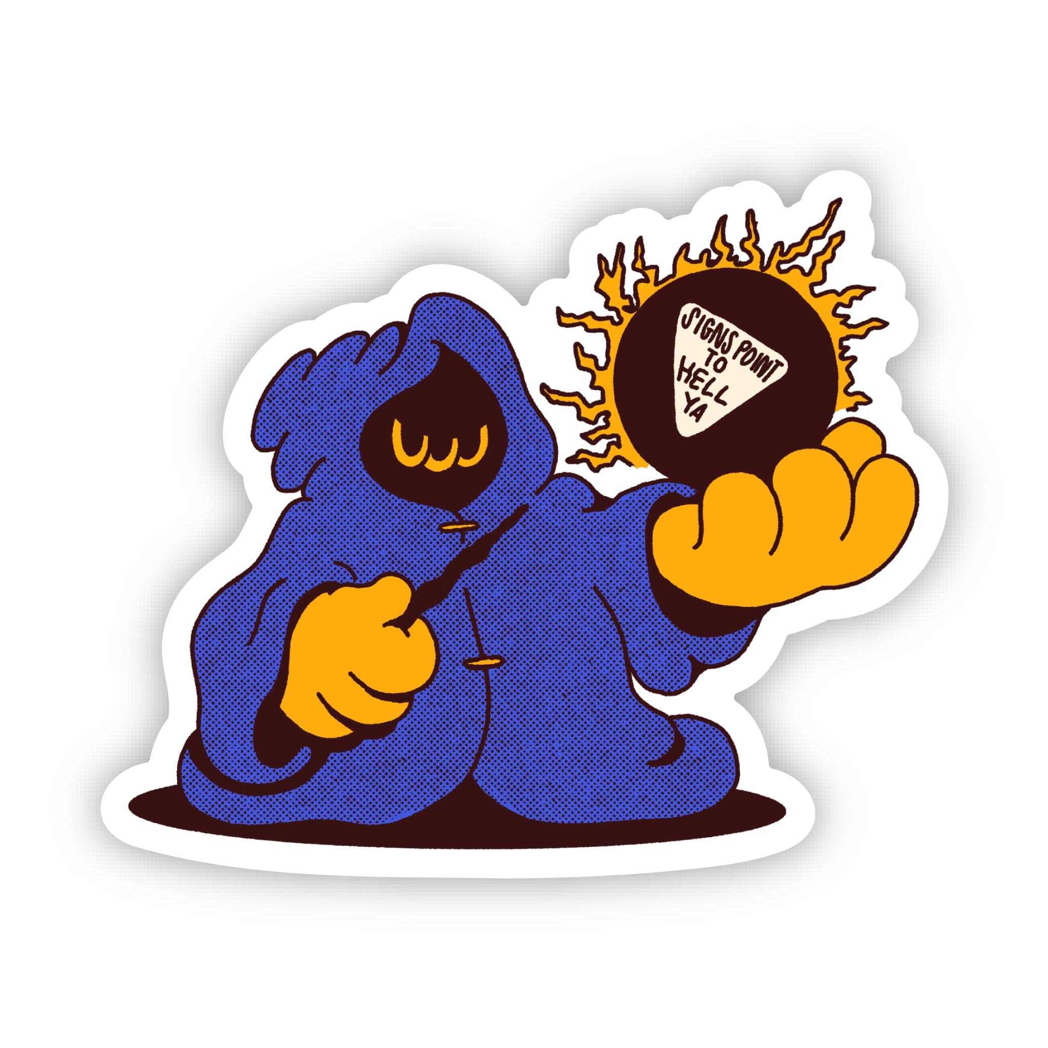  Wizard Magic Eight Ball Sticker、mySite、elrpsem3k