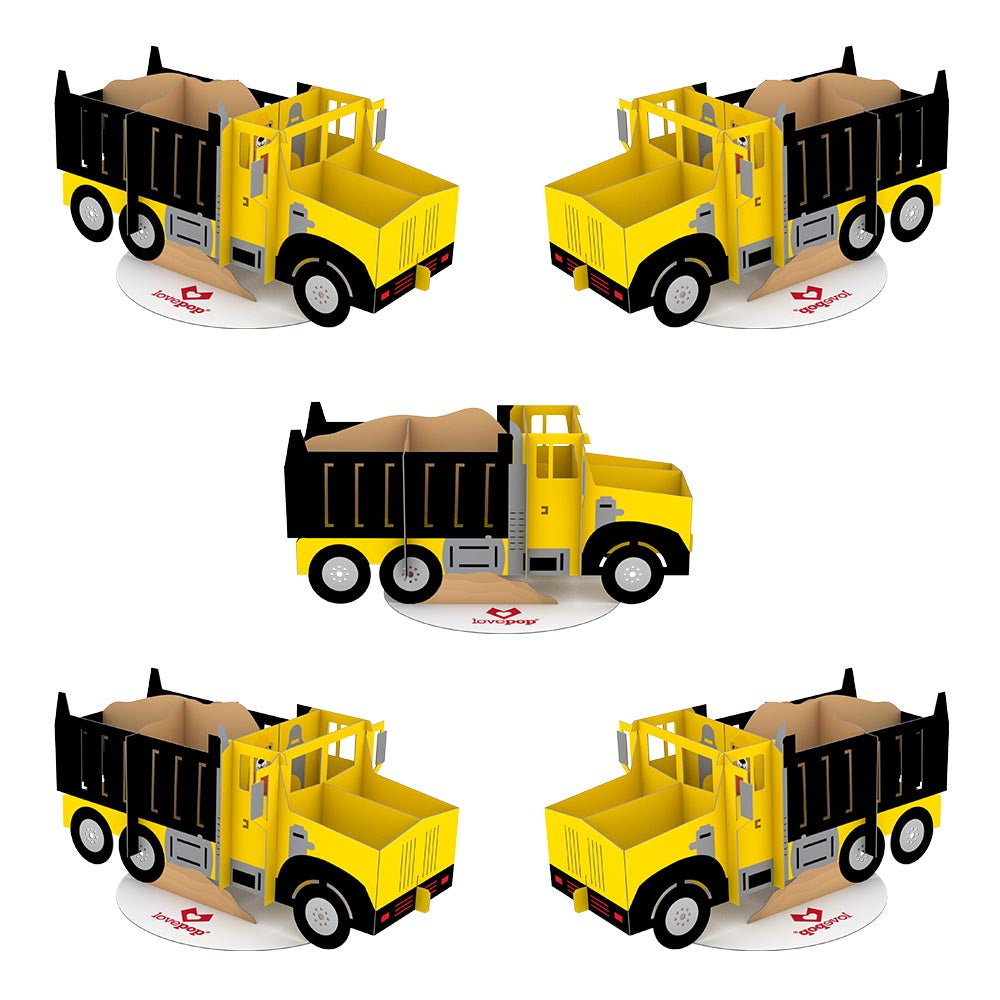 Stickerpop™: Dump Truck (5-Pack)、mySite、solidvoid