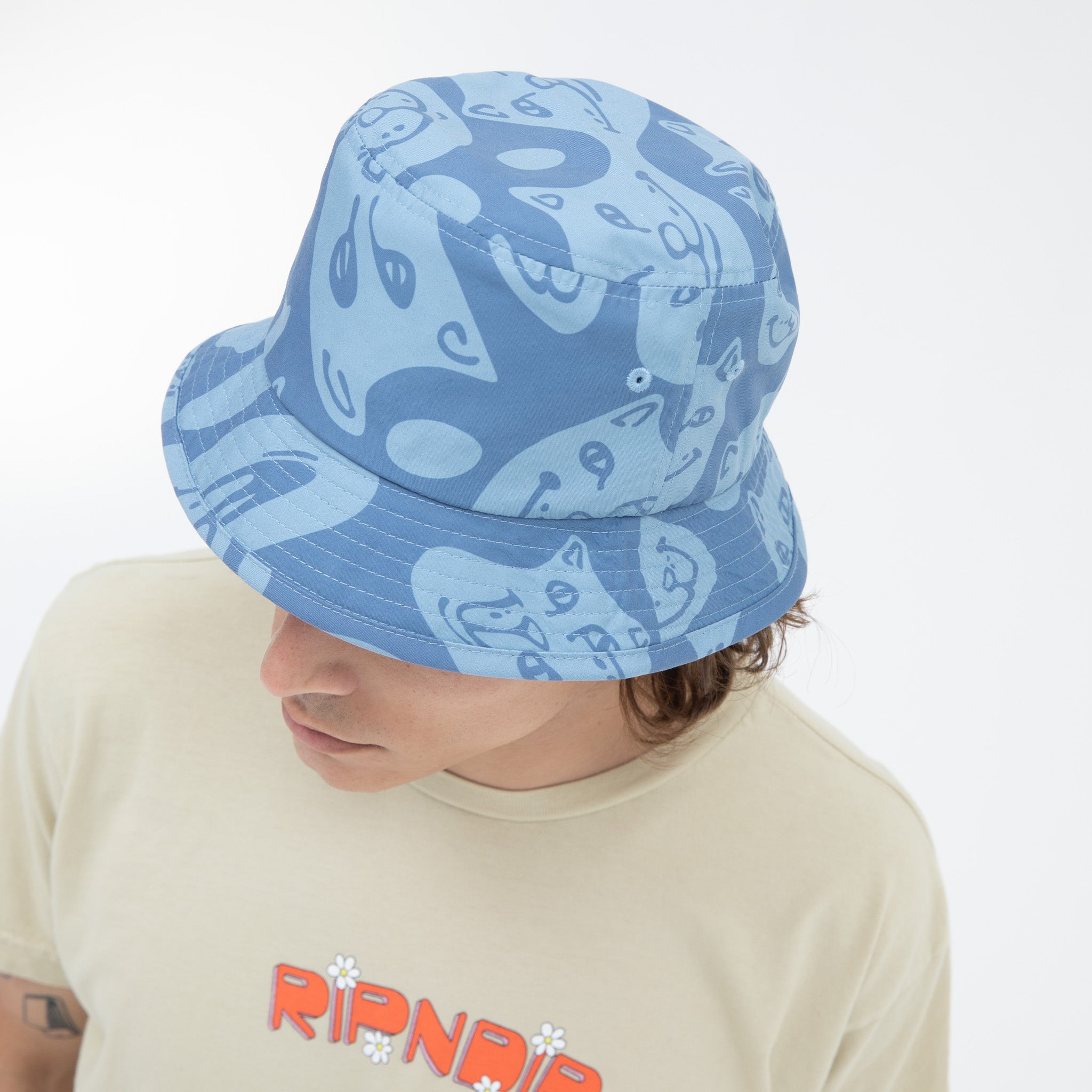  Many Faces Cotton Twill Bucket Hat (Slate)、mySite、merchandisen