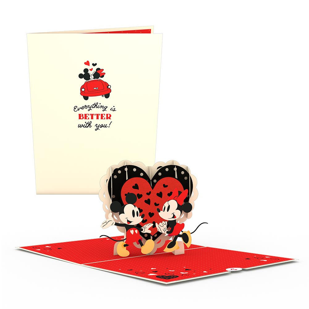 Disney's Mickey & Minnie Everything is Better with You Pop-Up Card、mySite、solidvoid
