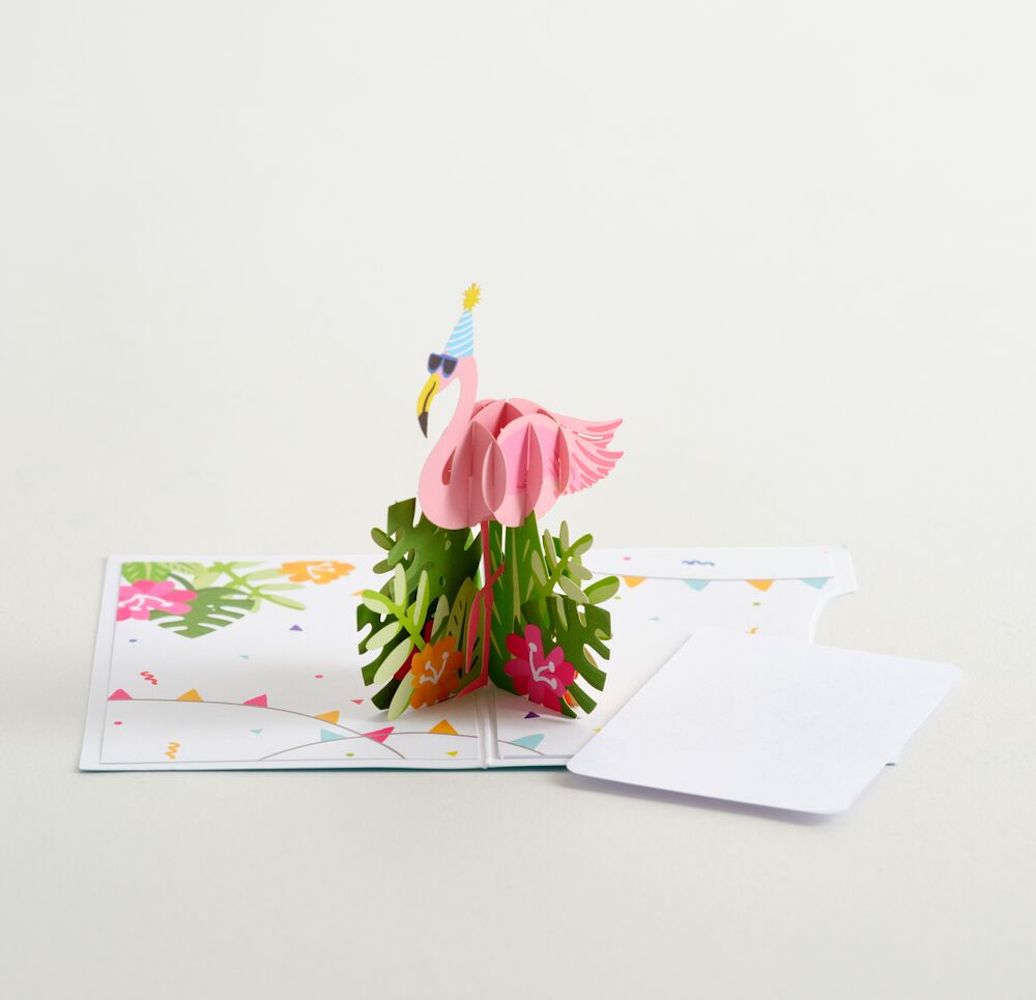 Birthday Party Animals 4-in-1 Nesting Card、mySite、solidvoid