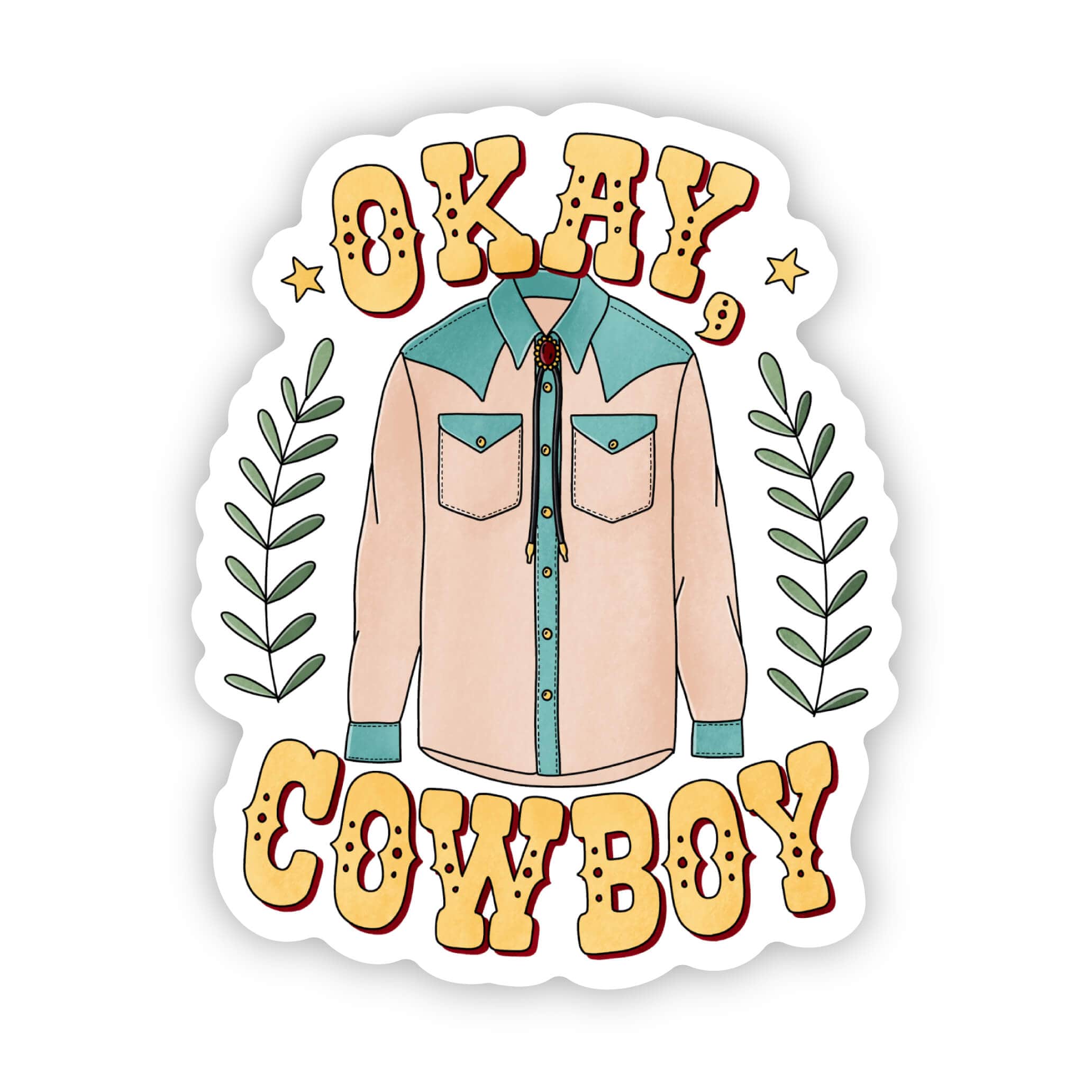  Okay Cowboy Sticker、mySite、ghnorth
