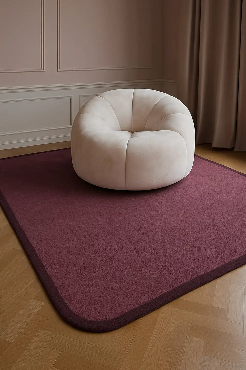 Contour Edge Hand Tufted Wool Rug、mySite、gigharbornorthrealestate