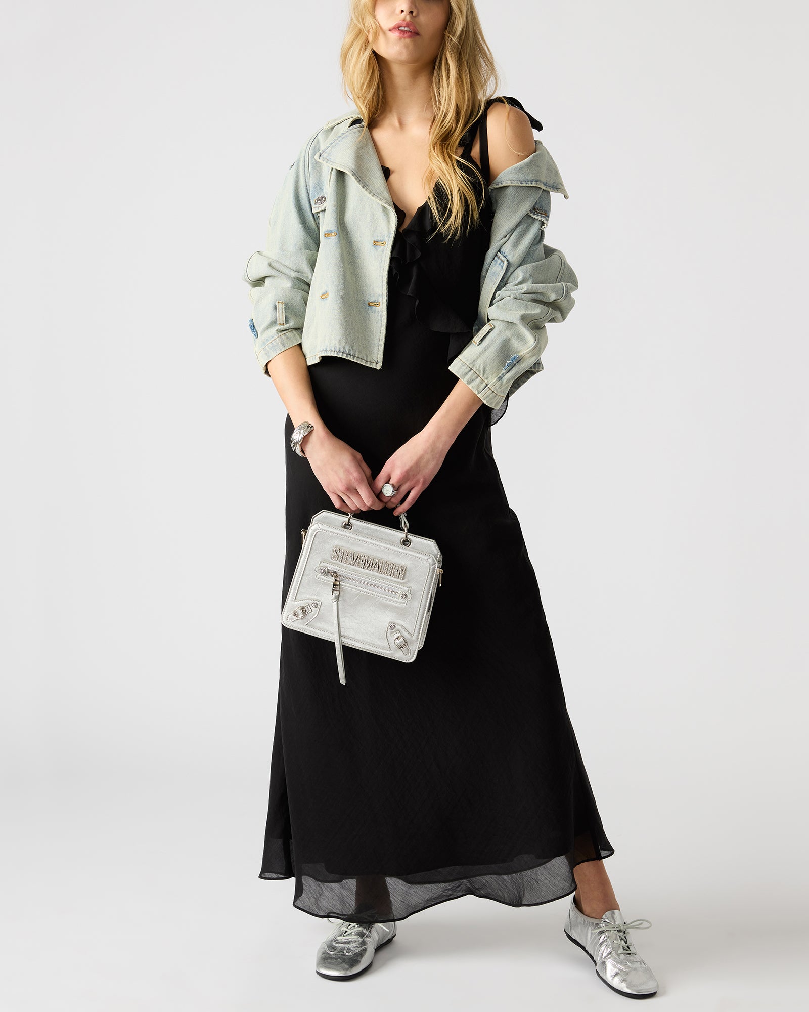 EVELYN CHARMS BAG SILVER、mySite、gtrtttuynbv