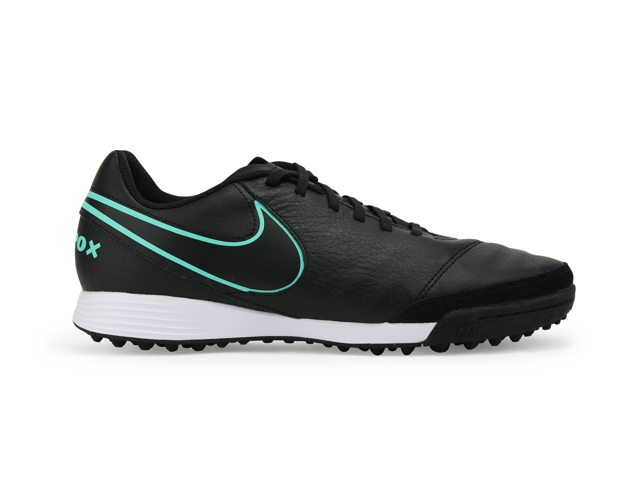 Nike Men's TiempoX Genio II Leather Turf Soccer Shoes Black/Hyper Turqouise、mySite、bottomscart