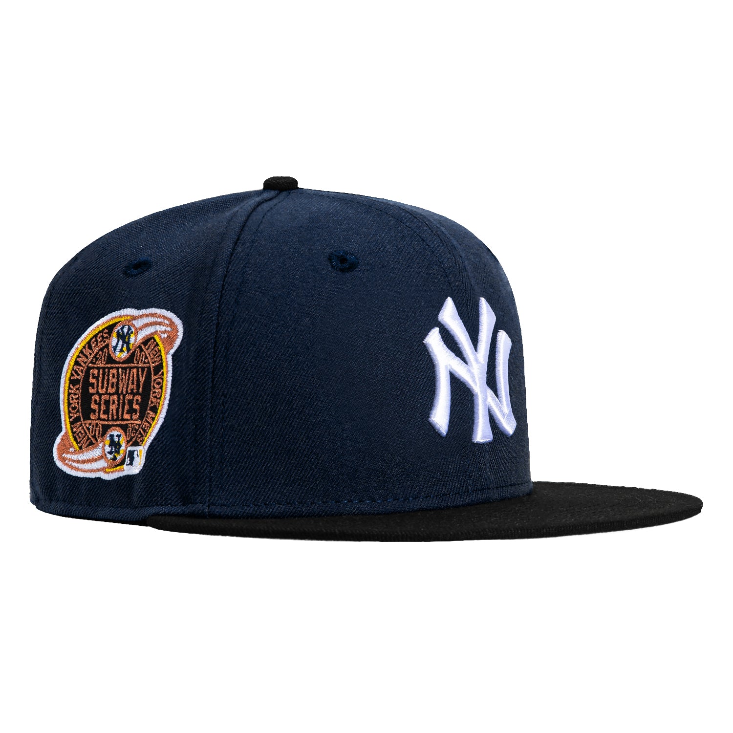 New Era 59Fifty New York Yankees Subway Series Patch Hat - Navy, Black, Gold、mySite、vikingsvslions