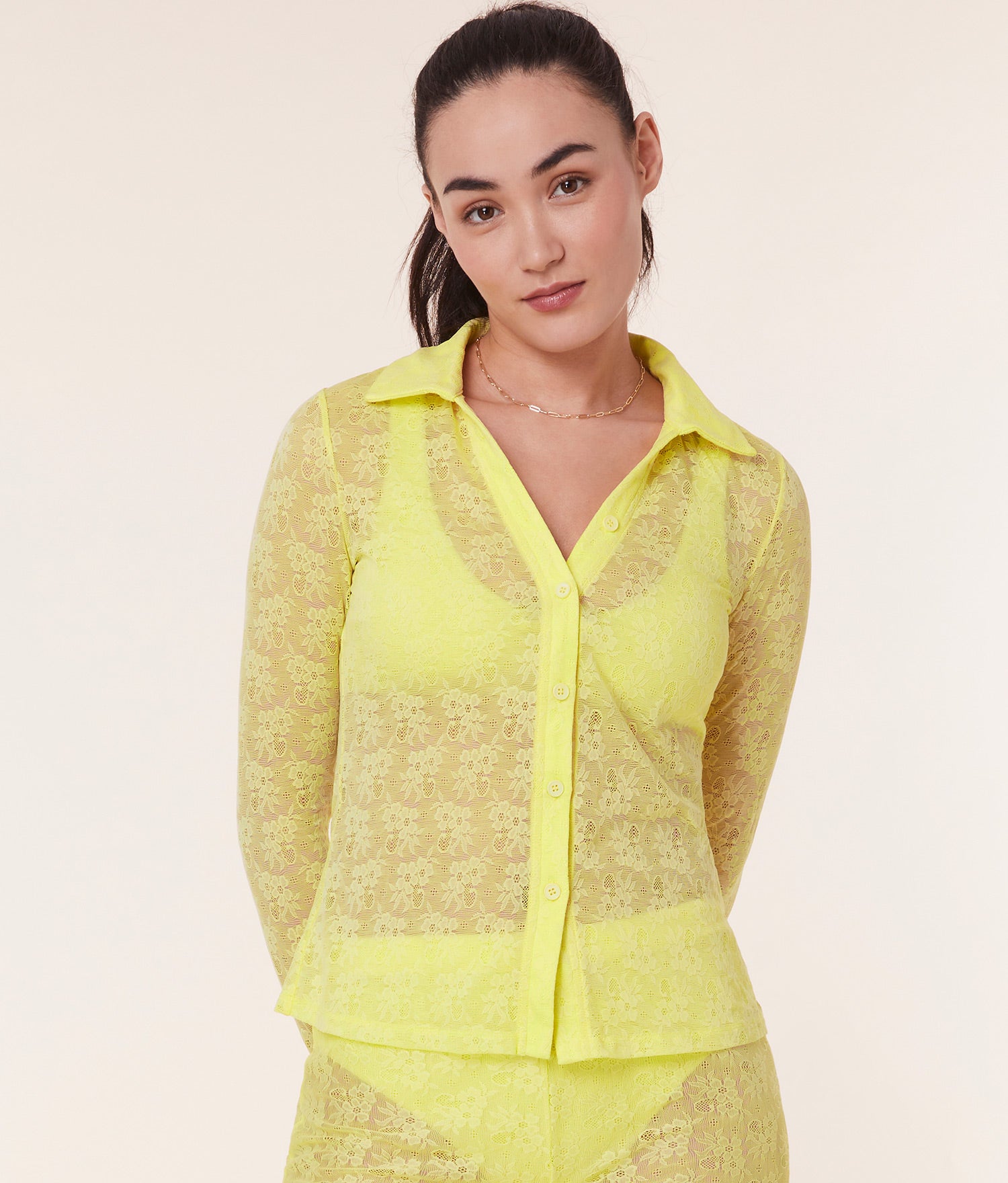  The Suva Top - Floral Lace - Limeade、mySite、ashleygrahame