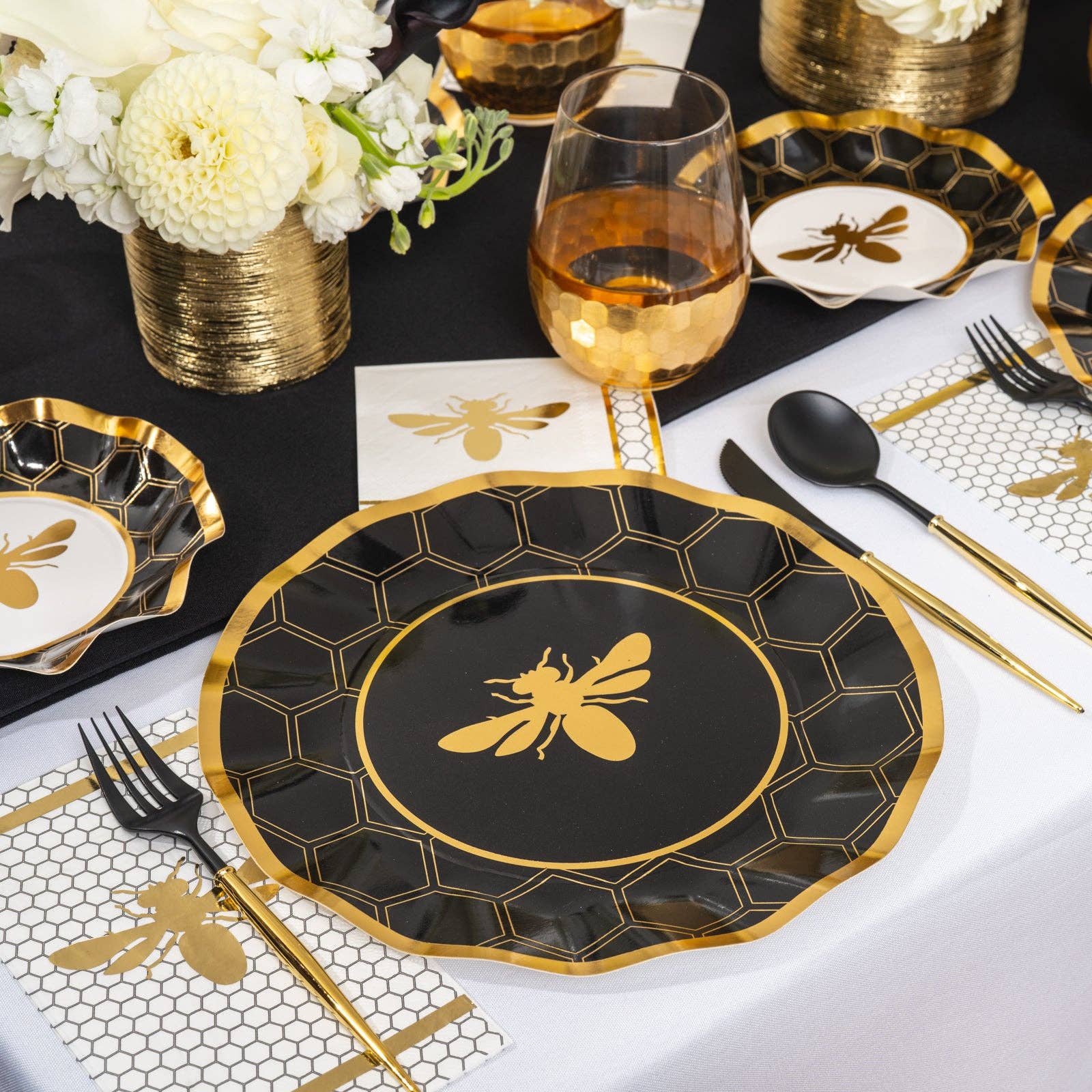 Honey Bee Cocktail Napkins - Set of 20、mySite、topwebapps