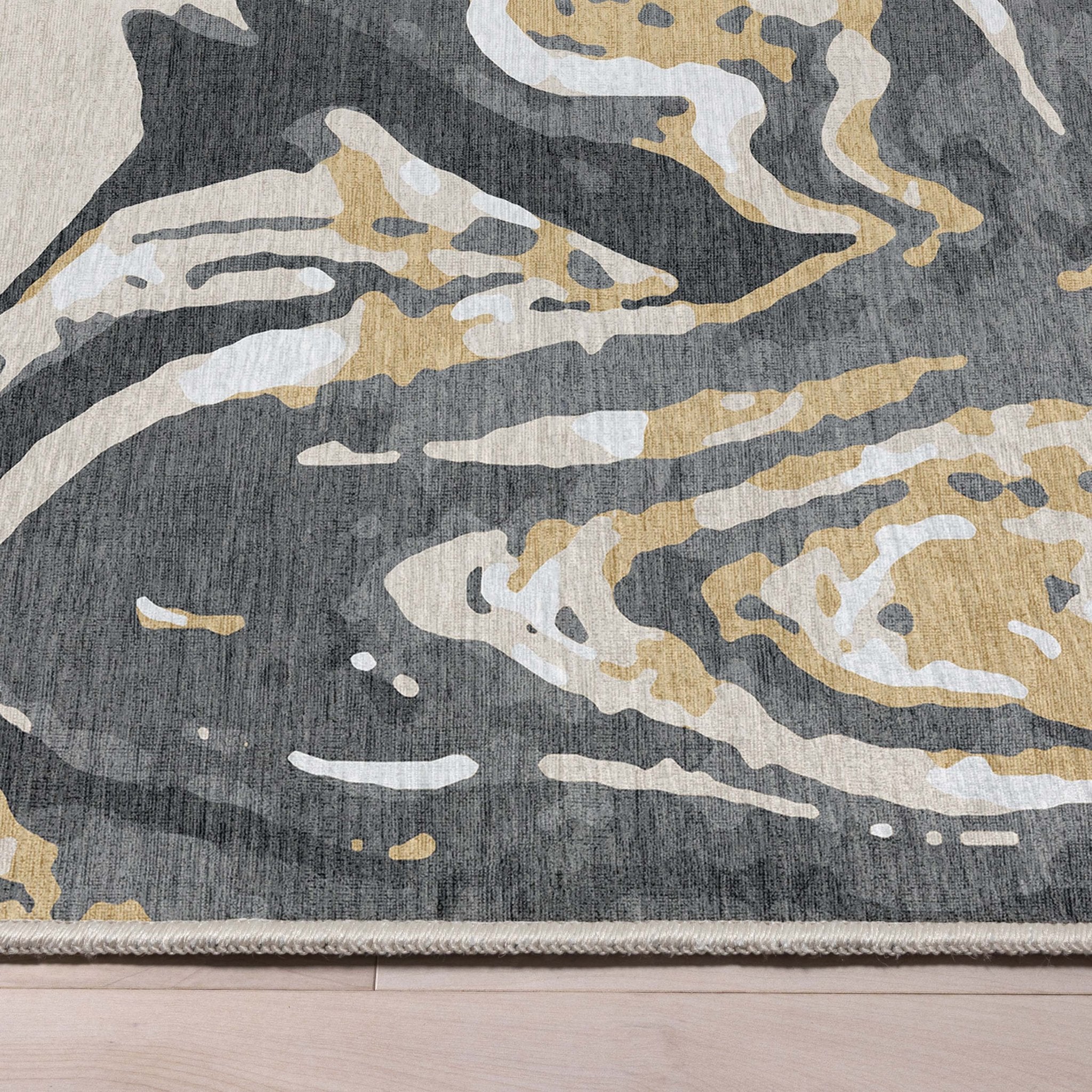 Dunes Abstract Marble Flatweave Rug、mySite、gigharbornorthrealestate