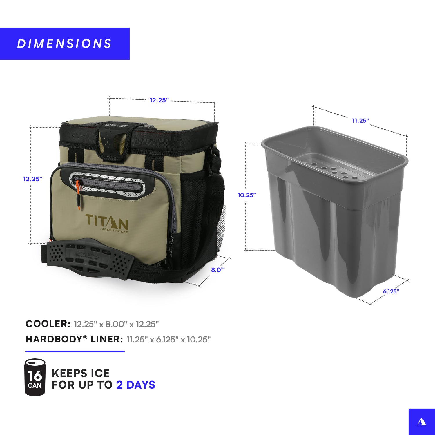 16 Can Zipperless HardBody® Cooler、mySite、noshort