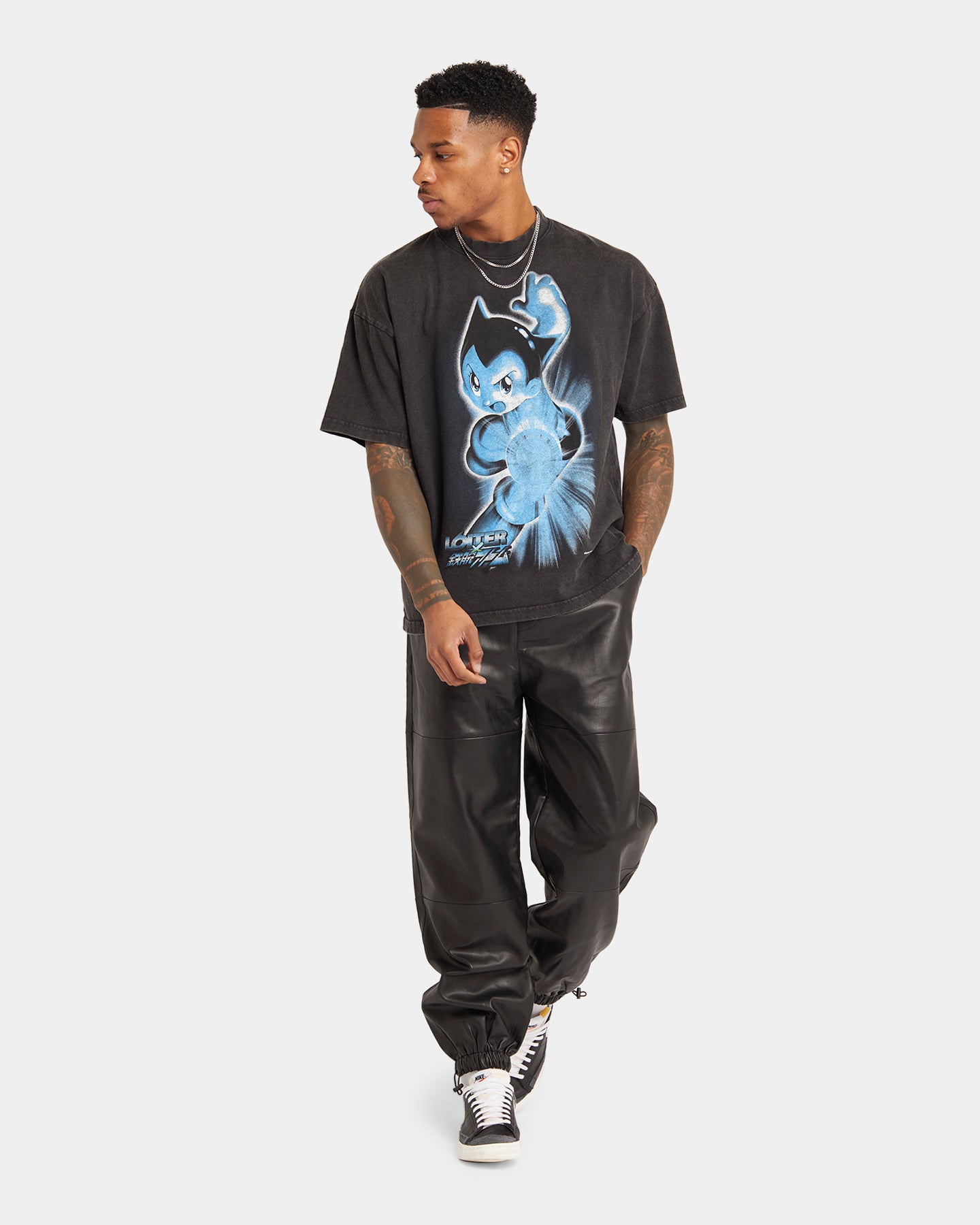 XXIII Felix Leather Jogger Black、mySite、zt4zffjzw