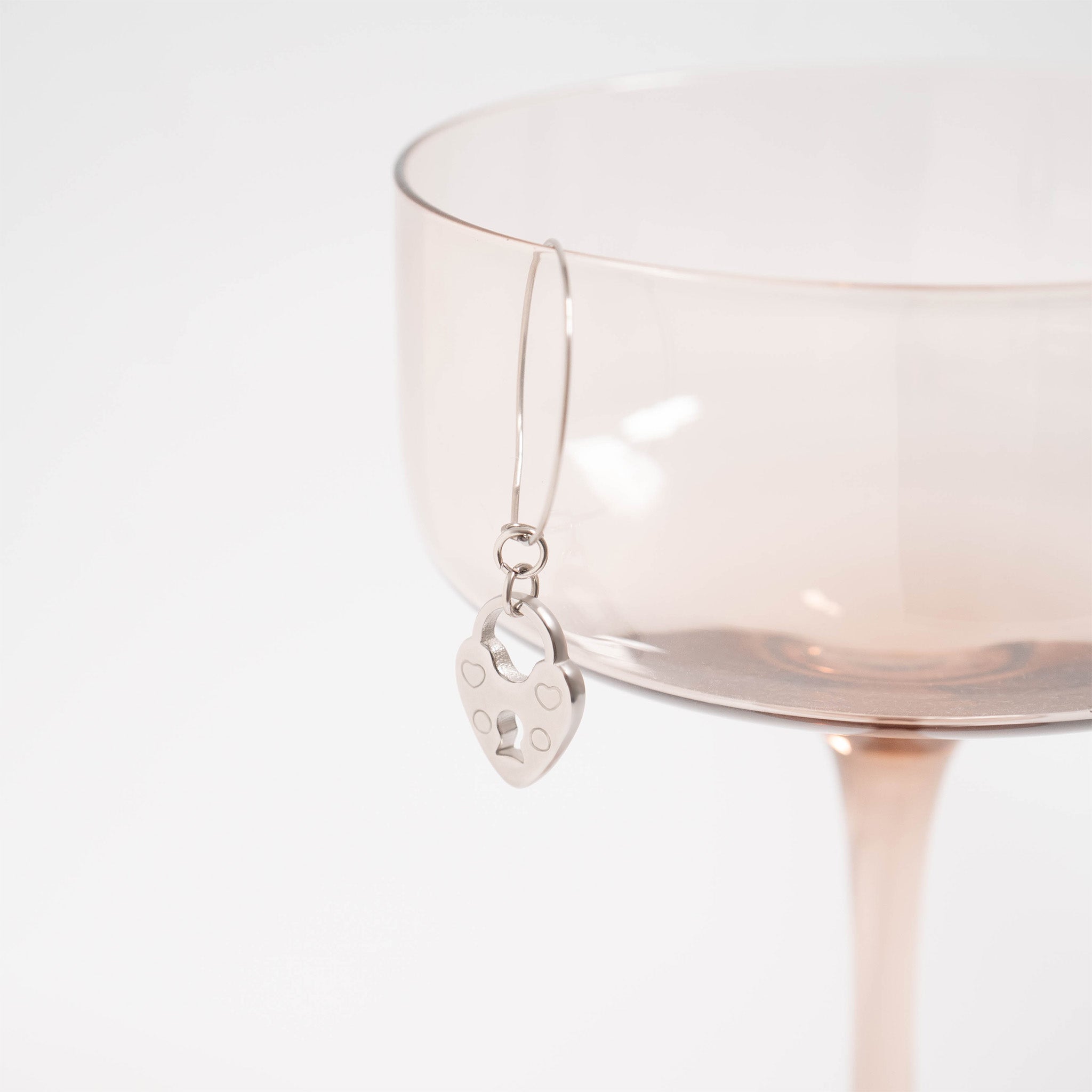 18K Gold PVD Stainless Steel Wire Hoop Earrings / ERJ0044、mySite、dreamappss