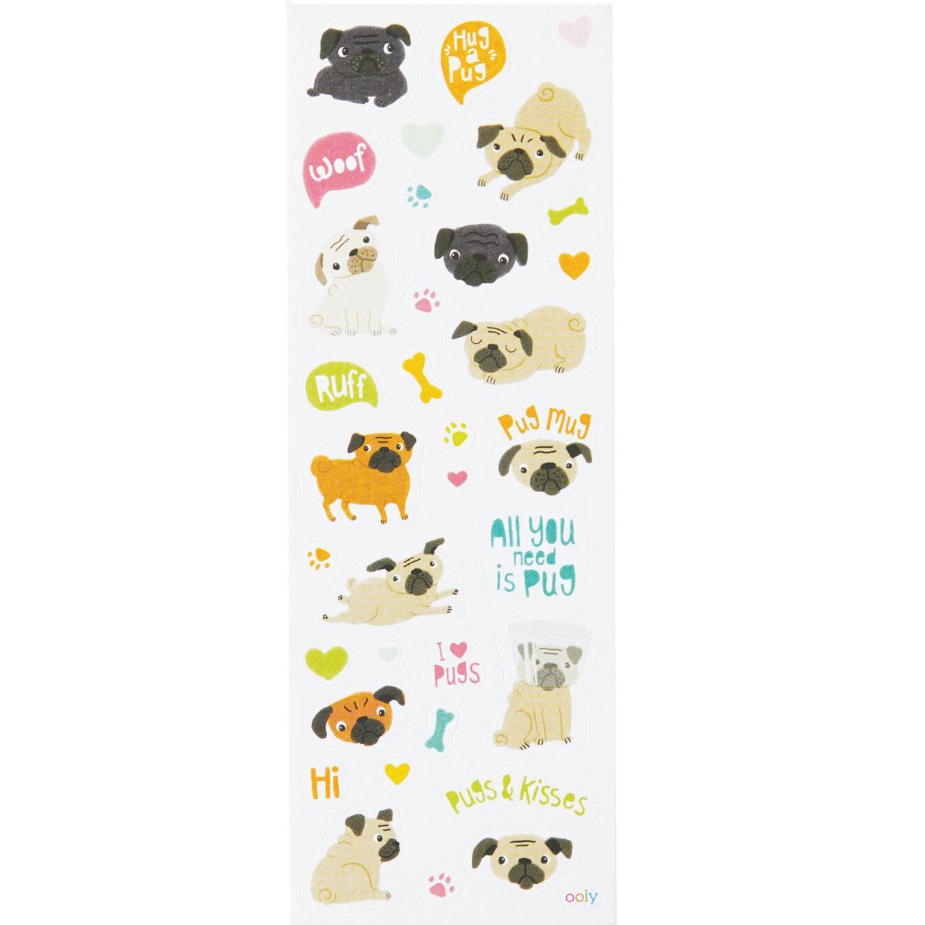  Pugs Dog Stickers、mySite、ghnorth