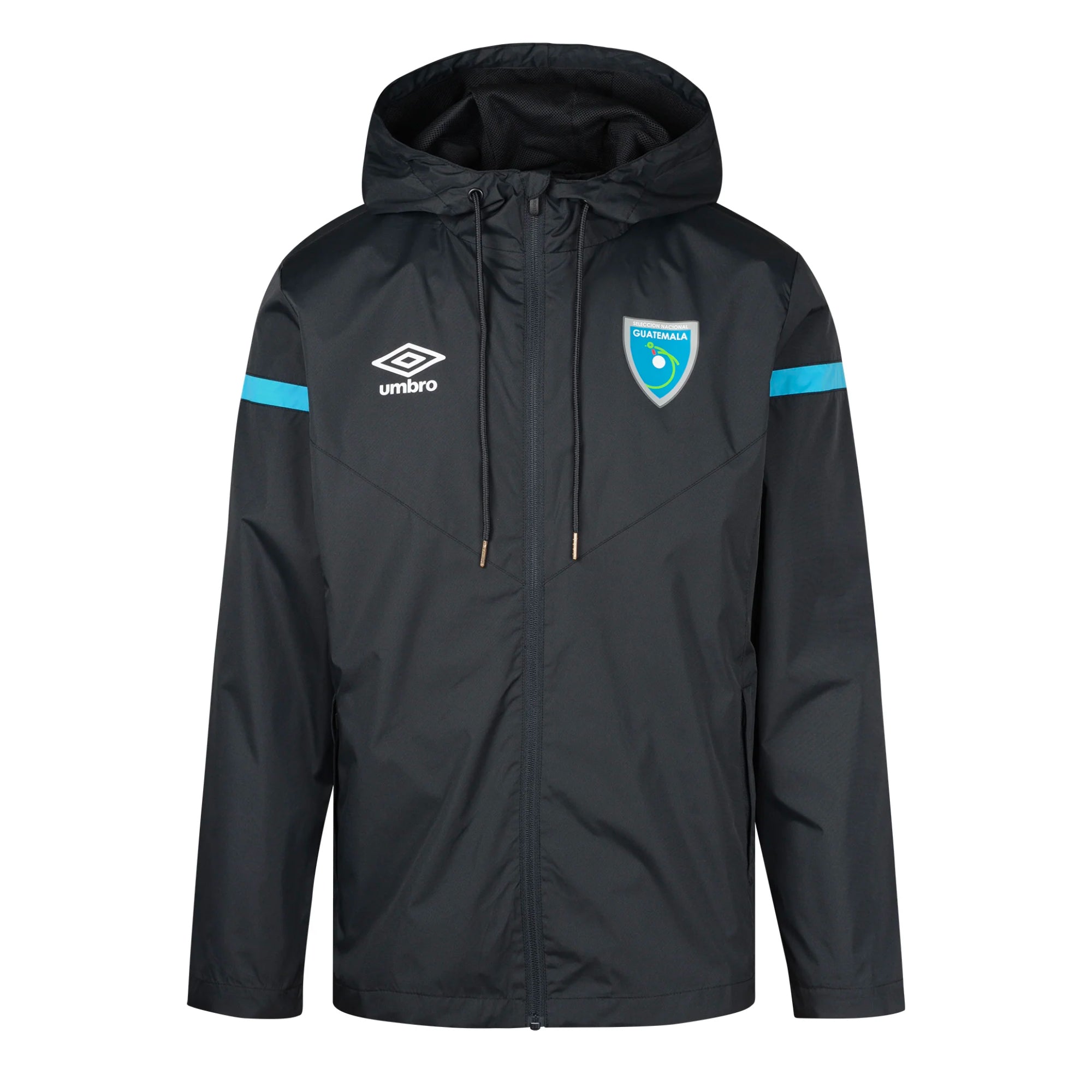 Umbro Men's Guatemala 2023/24 Rain Jacket Black、mySite、bottomscart