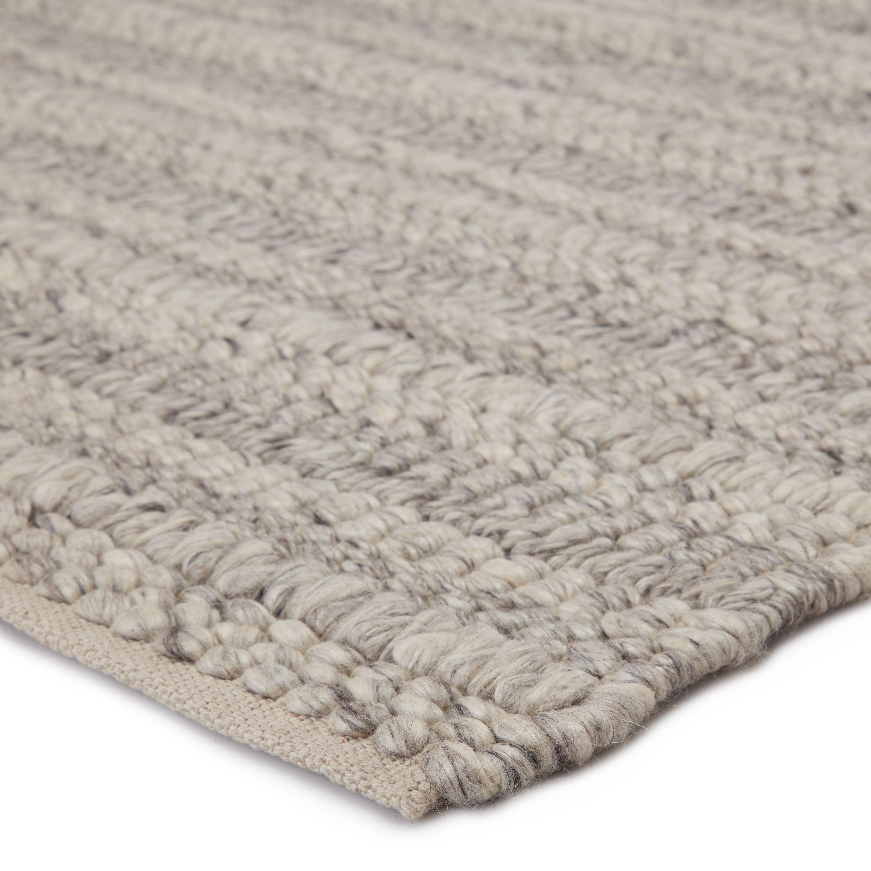 Nebula Handmade Solid Gray Cream Area Rug、mySite、gigharbornorthrealestate