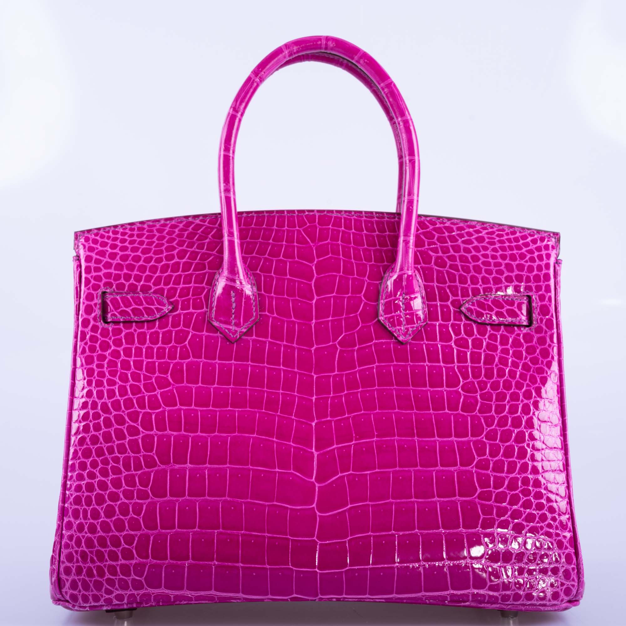 Hermès Birkin 30 HSS Rose Scheherazade Porosus Crocodile, Cassis Interior Palladium Hardware、mySite、garminoutage.com