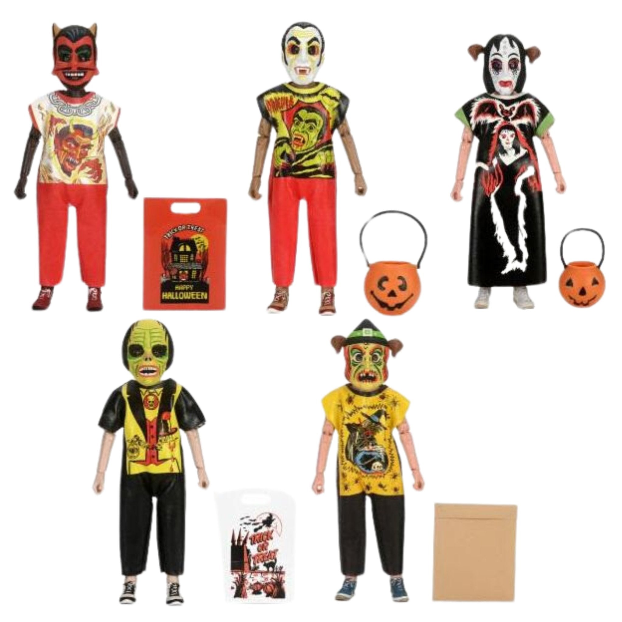 NECA Ben Cooper Costumes Series 2 Set of 5 (6 Clothed Figures)、mySite、hgirdovlk