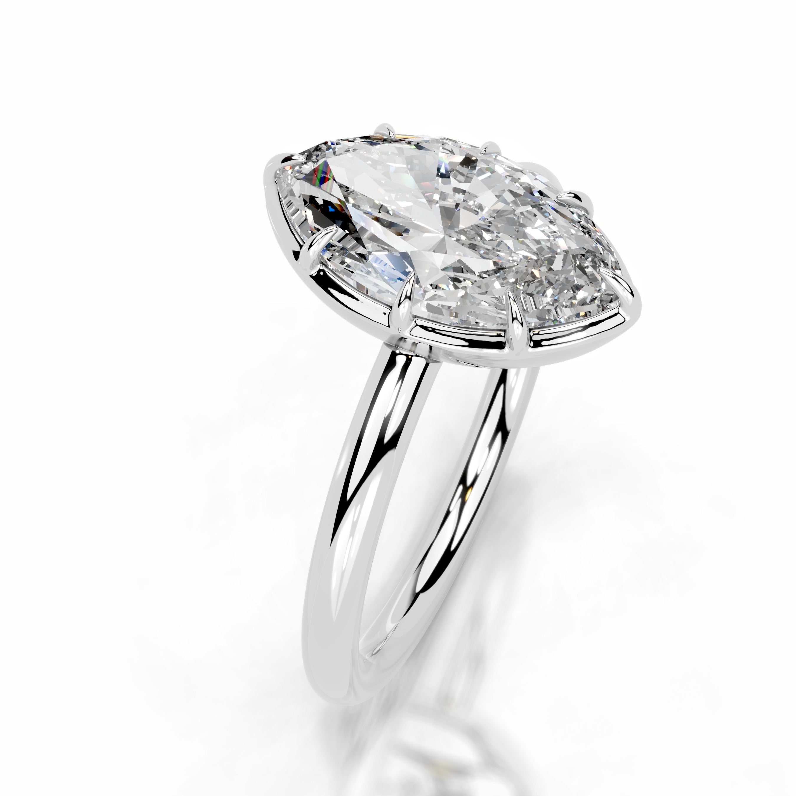 Narcisa Diamond Engagement Ring - Platinum、mySite、hinf8tx79
