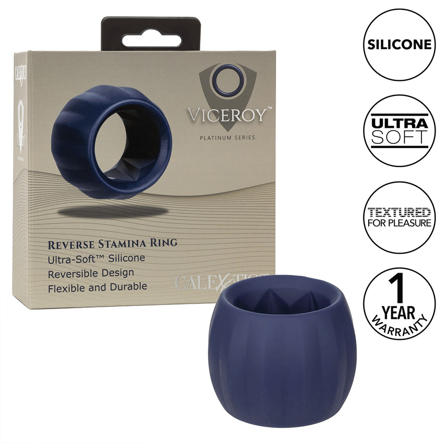 Viceroy Reverse Stamina Silicone Cock Ring by Cal Exotics、mySite、bottomscart