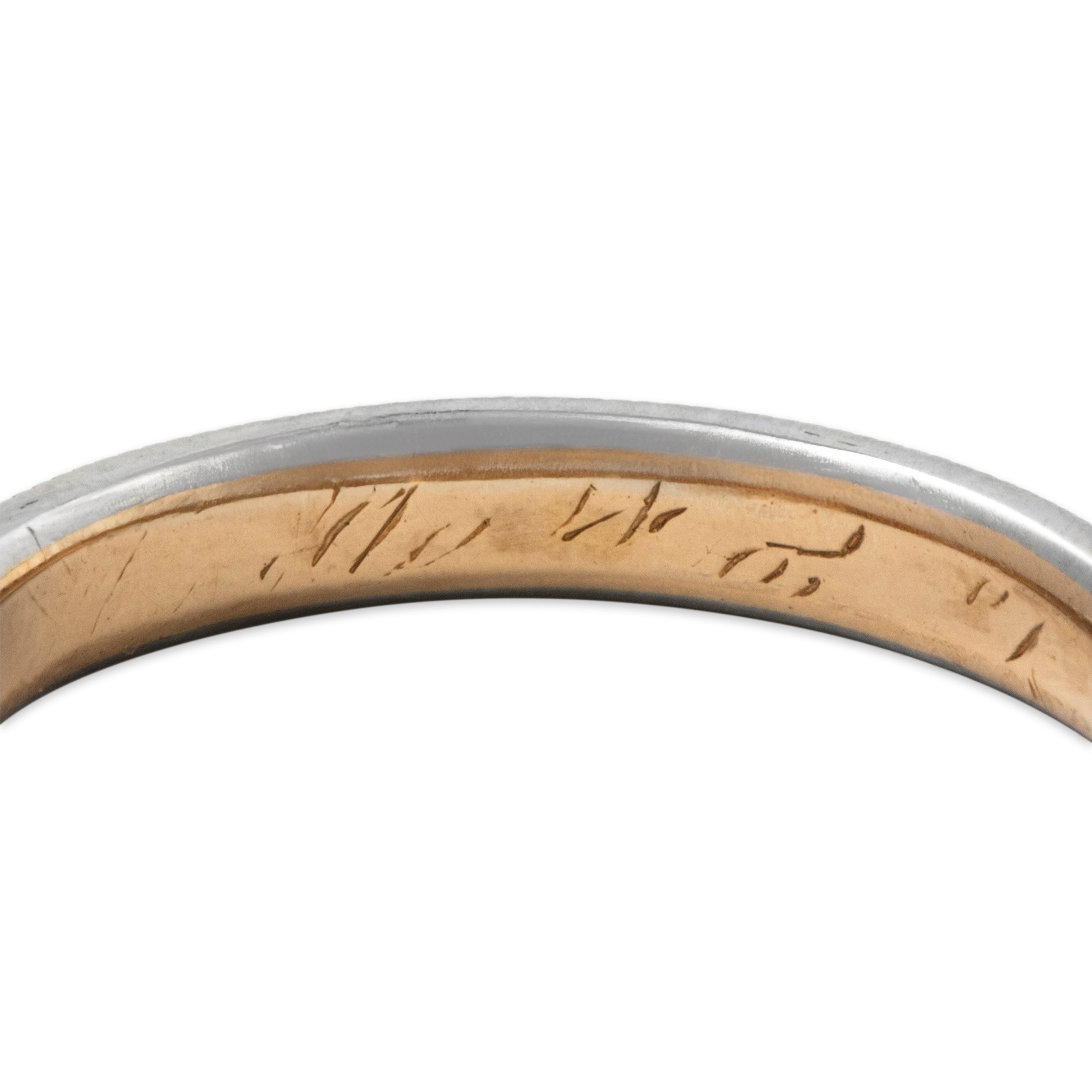 Antique Art Deco 14k White & Yellow Gold Blossom Band Ring 5.75、mySite、hinf8tx79