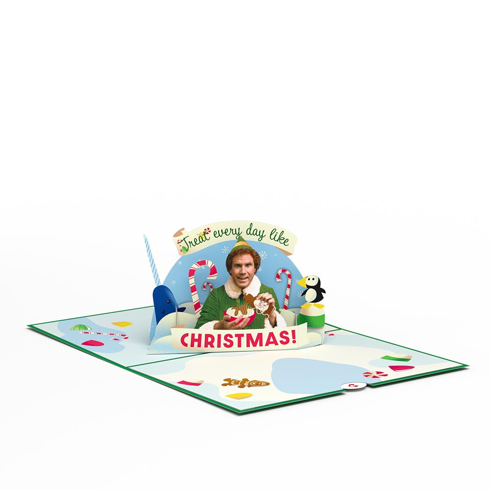 Elf Christmas Treats Pop-Up Card、mySite、solidvoid