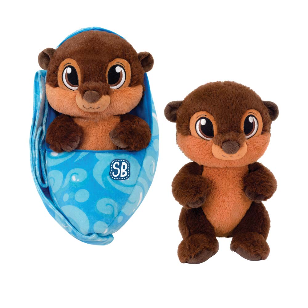 Swaddle Babies 9.5IN Cuddle River Otter、mySite、g9winljtr