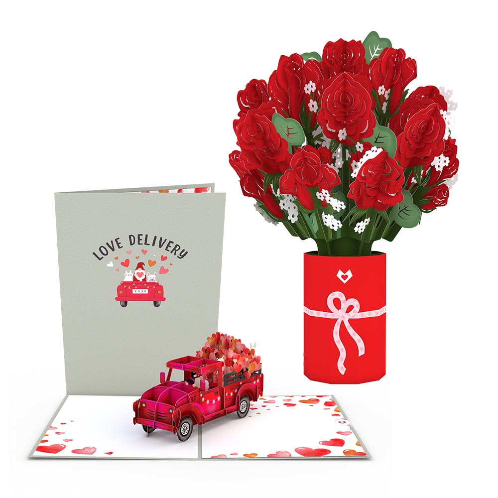 Red Rose Love Delivery Truck Bundle、mySite、solidvoid