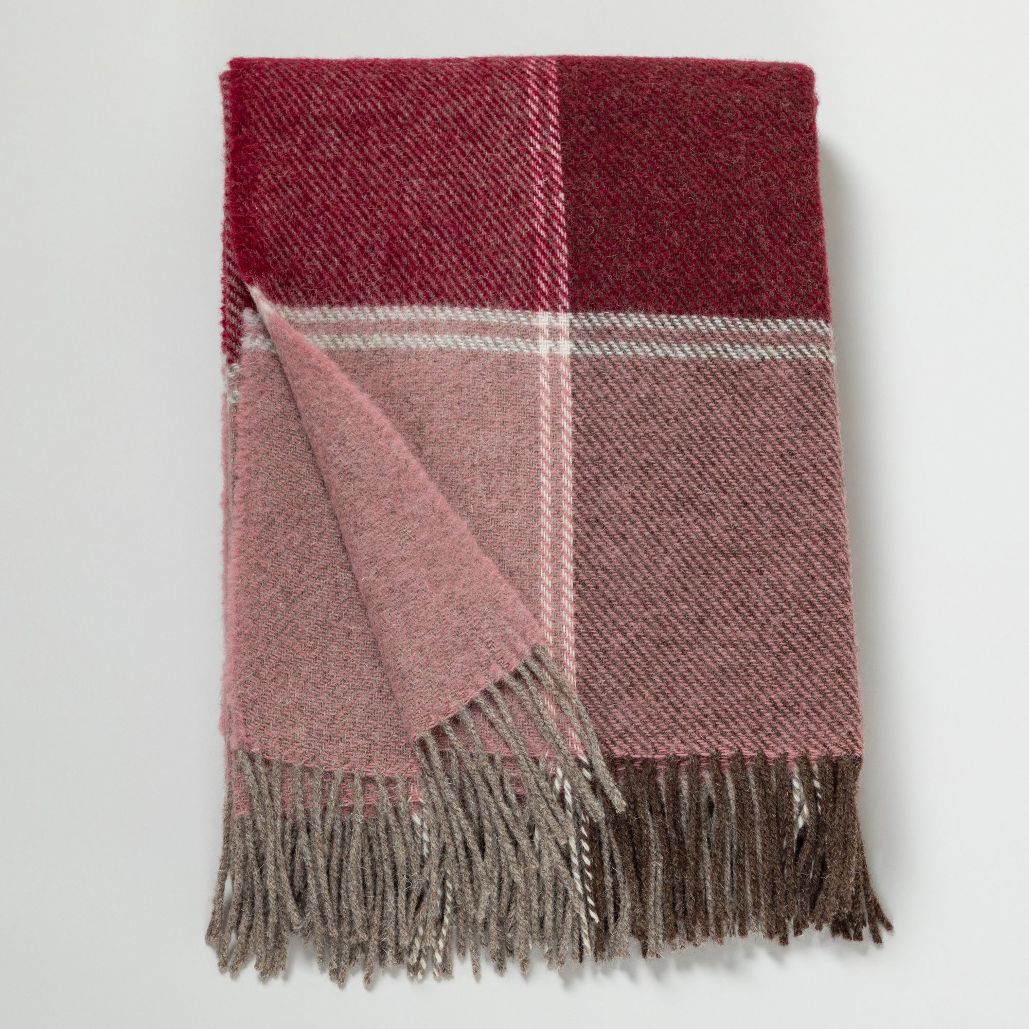 Ukrainian 100% Wool Fringed Throw Blanket、mySite、camillekostekn