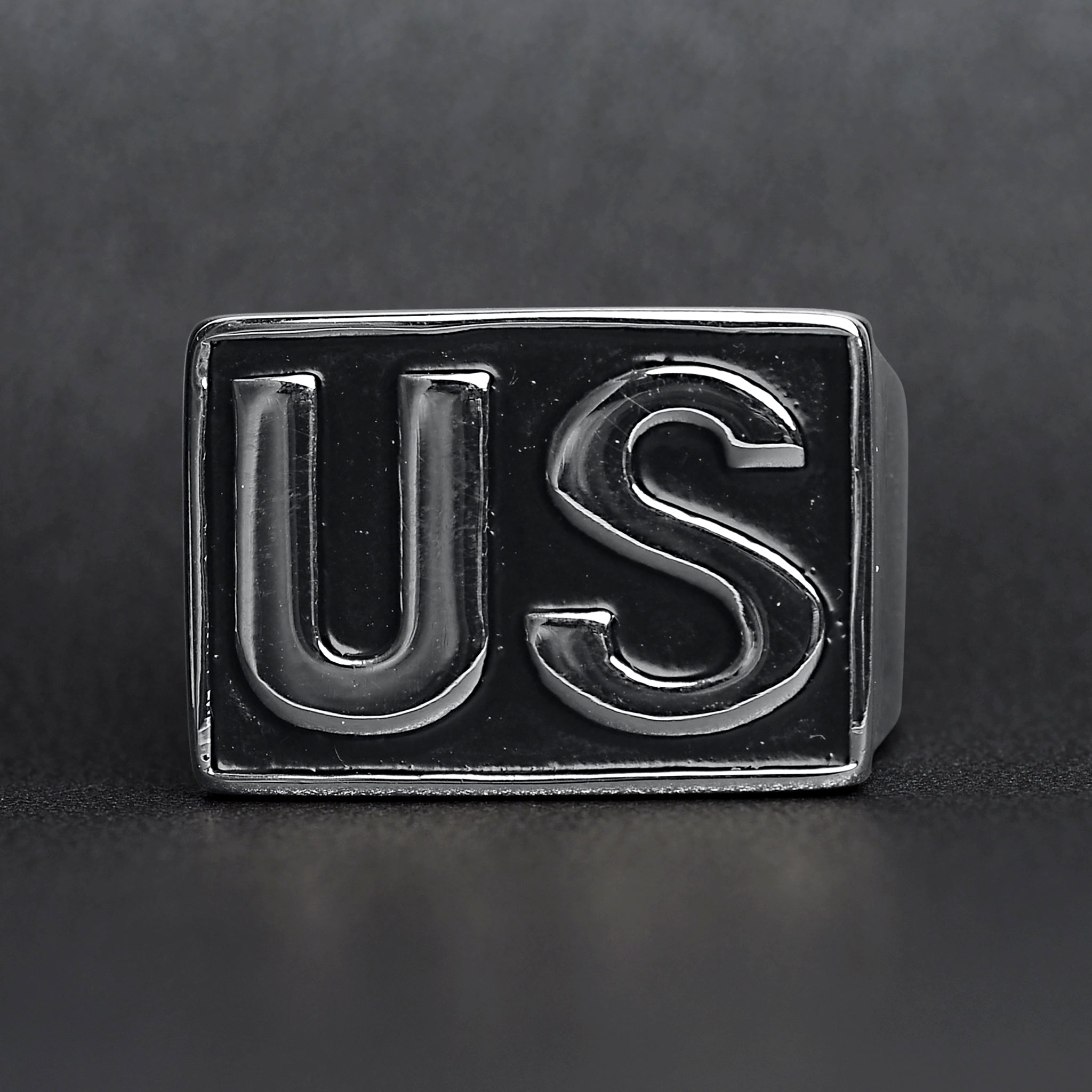 Stainless Steel United States US Insignia Signet Ring / MCR4063、mySite、dreamappss
