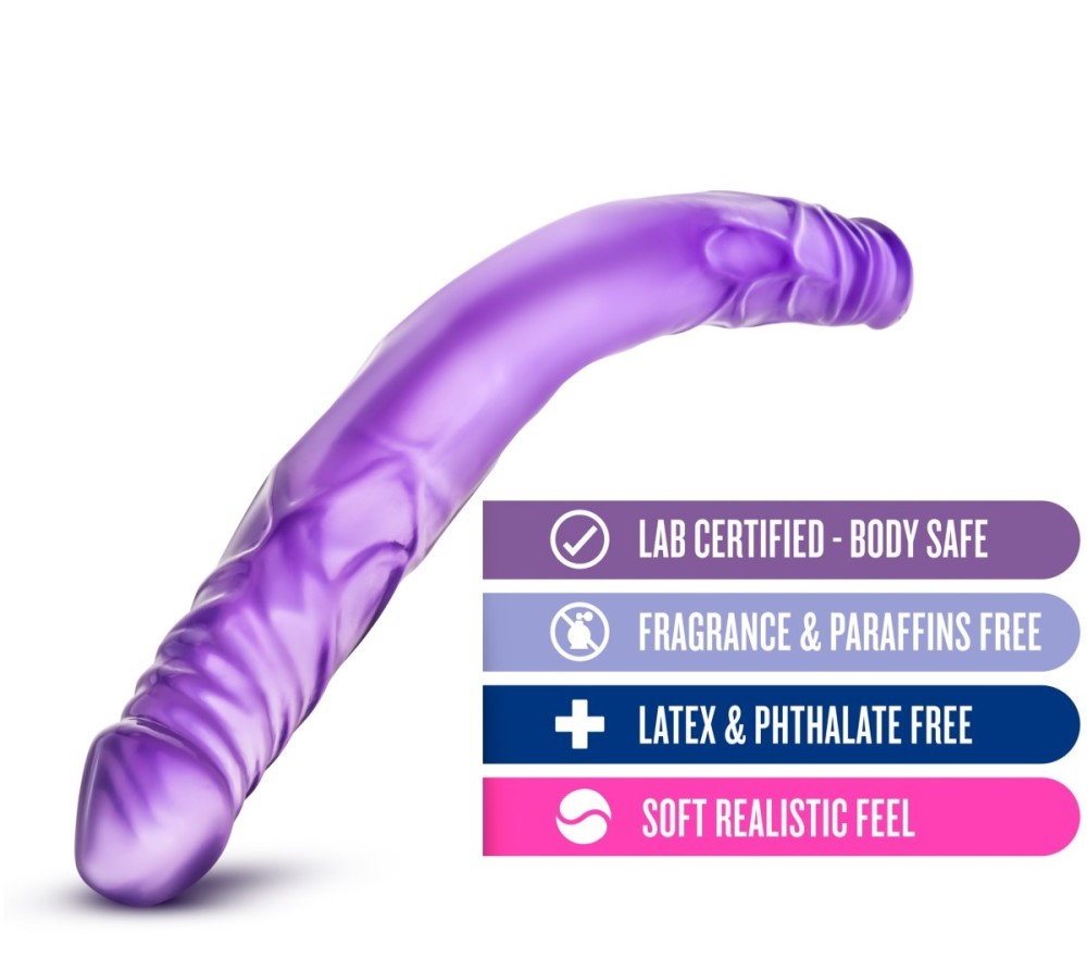 B Yours By Blush® | Purple 14-Inch Long Dildo、mySite、bottomscart