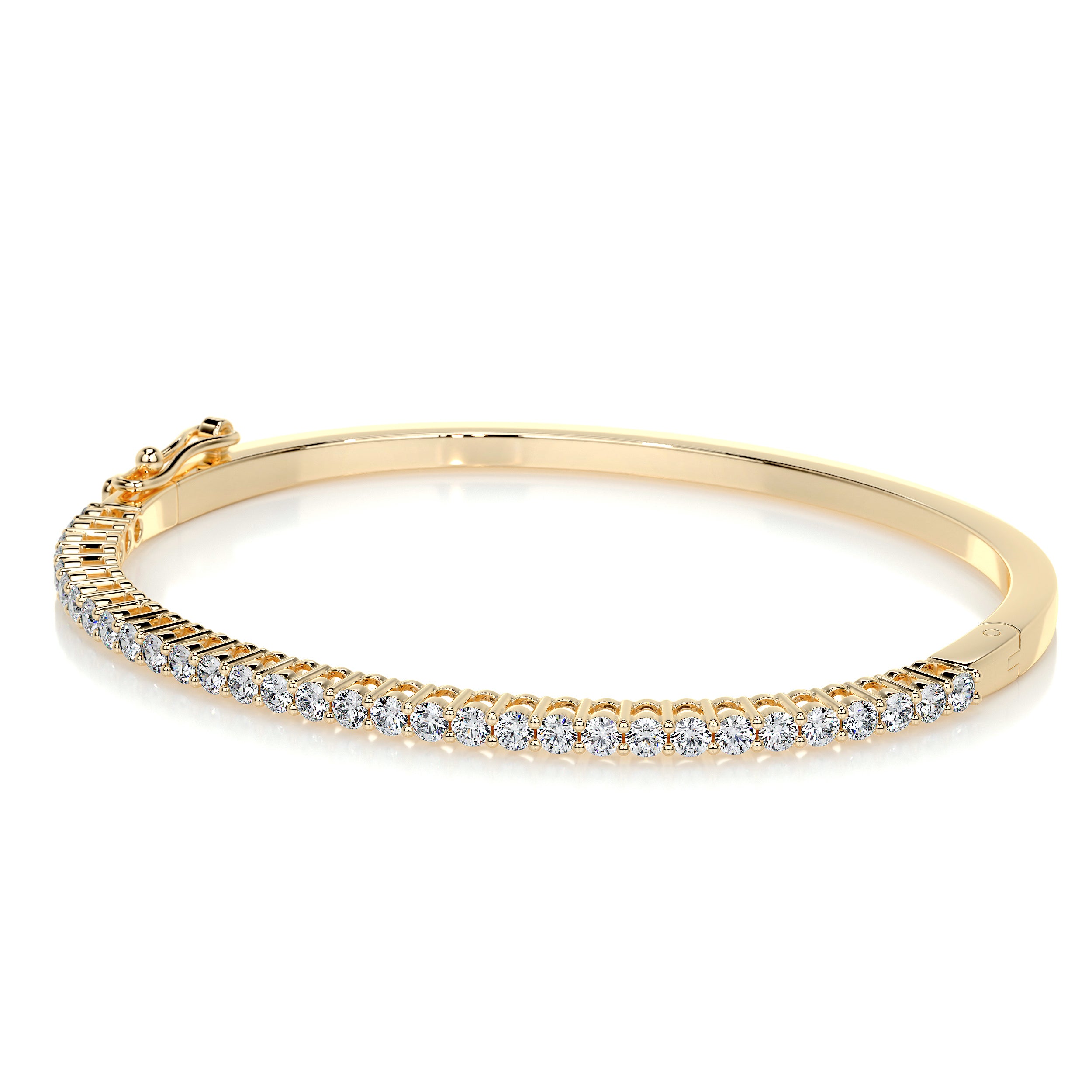 Karla Bangle Diamond Bracelet (1.6 Carat) -18K Yellow Gold、mySite、hinf8tx79