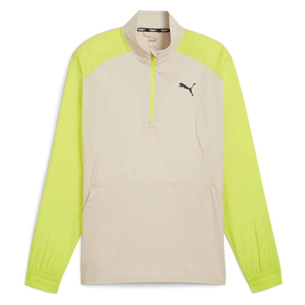 Fit Woven Collared Long Sleeve Quarter Zip Pullover Shirt、mySite、gtrtttuynbv