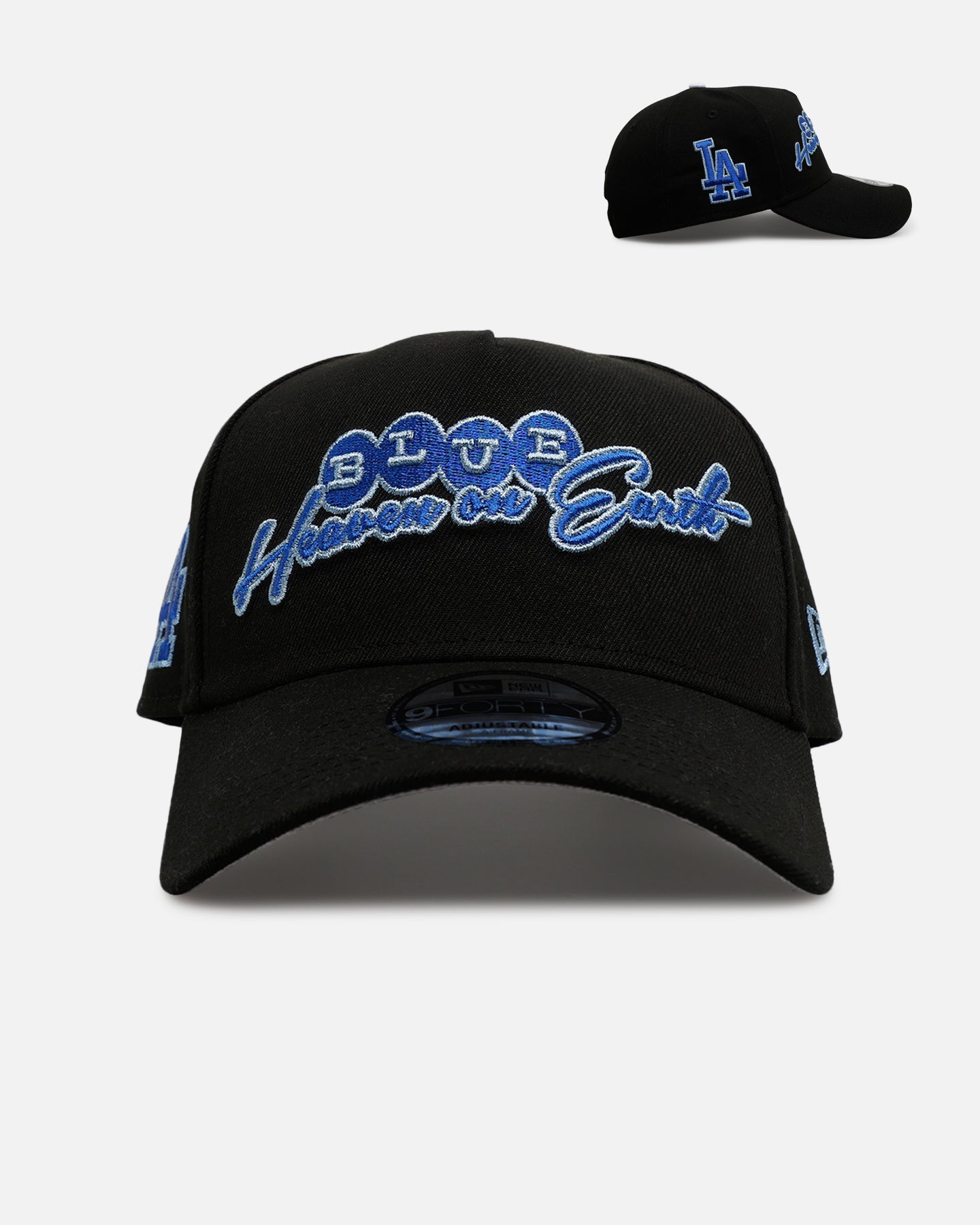 New Era Los Angeles Dodgers 'Blue Heaven On Earth' 9FORTY A-Frame Snapback Black、mySite、zt4zffjzw