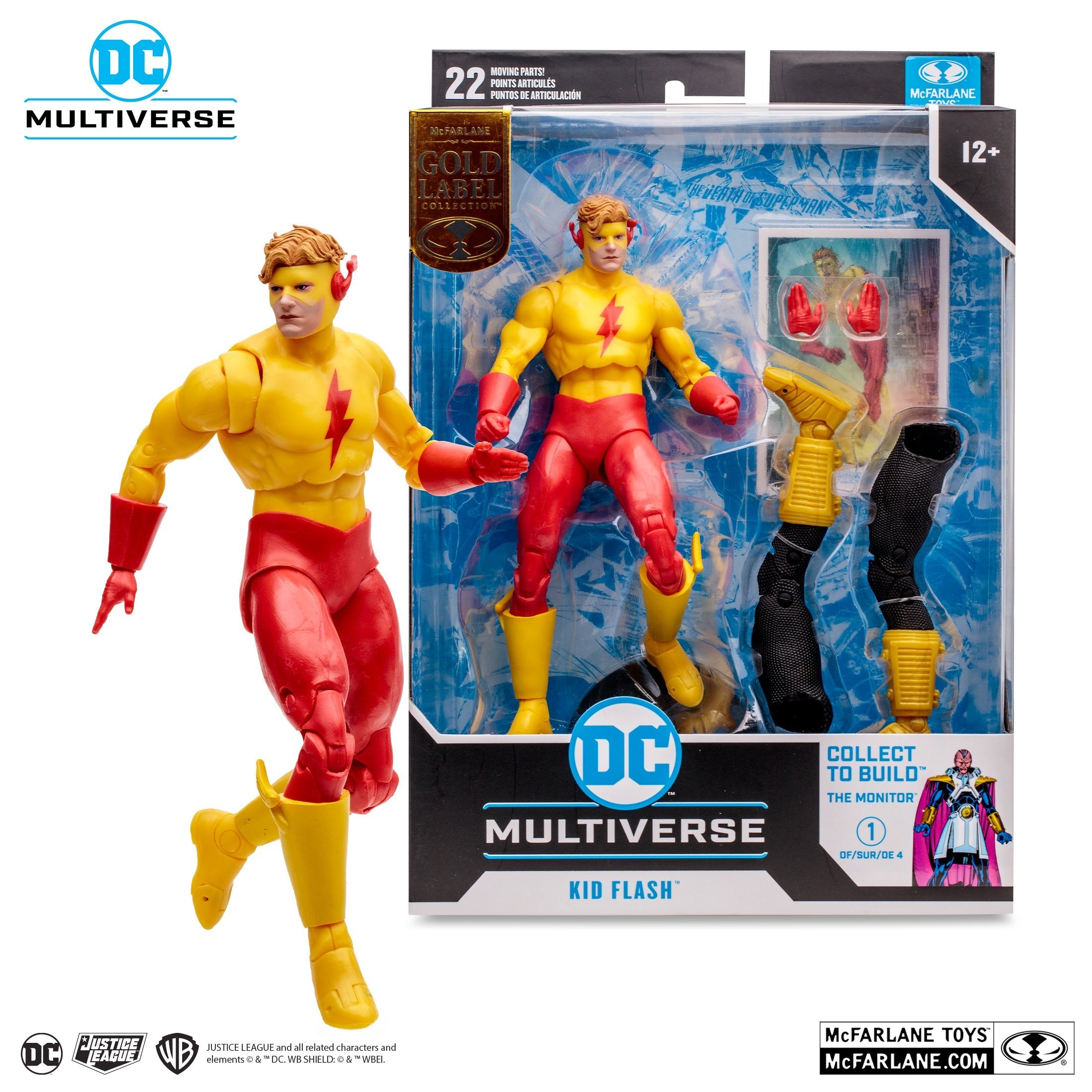 DC Multiverse Exclusive Gold Label Kid Flash (Crisis on Infinite Earths)、mySite、hgirdovlk