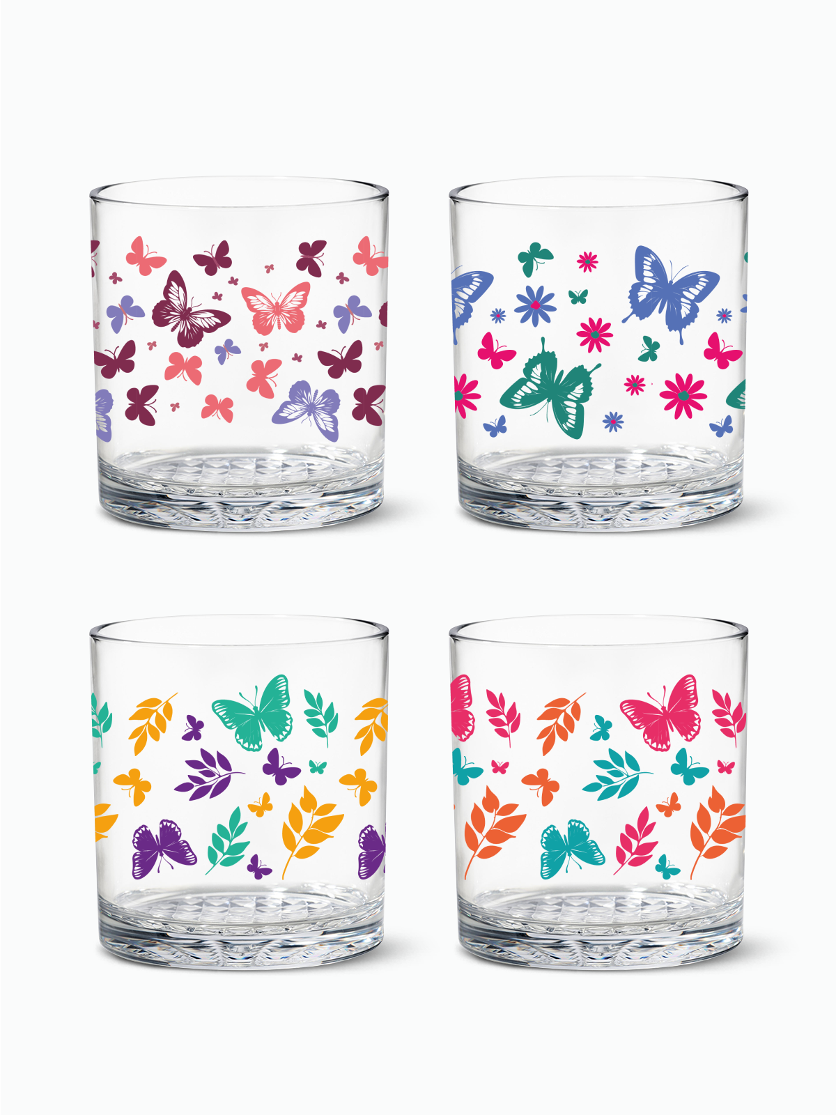 Butterfly Haven- RESERVE 12oz Old Fashioned Tritan Copolyester Glass、mySite、camillekostekn