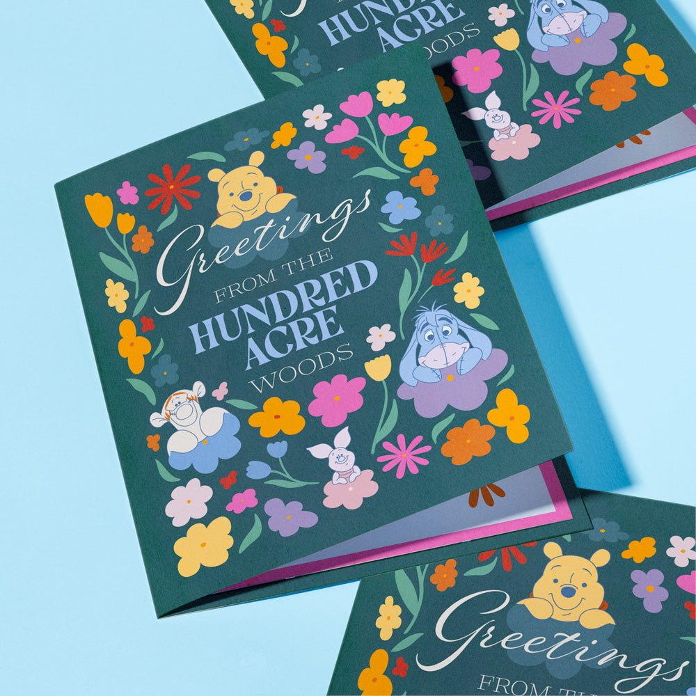 Disney’s Winnie the Pooh Plushpop Card & Flower Buds Bouquet Bundle、mySite、solidvoid