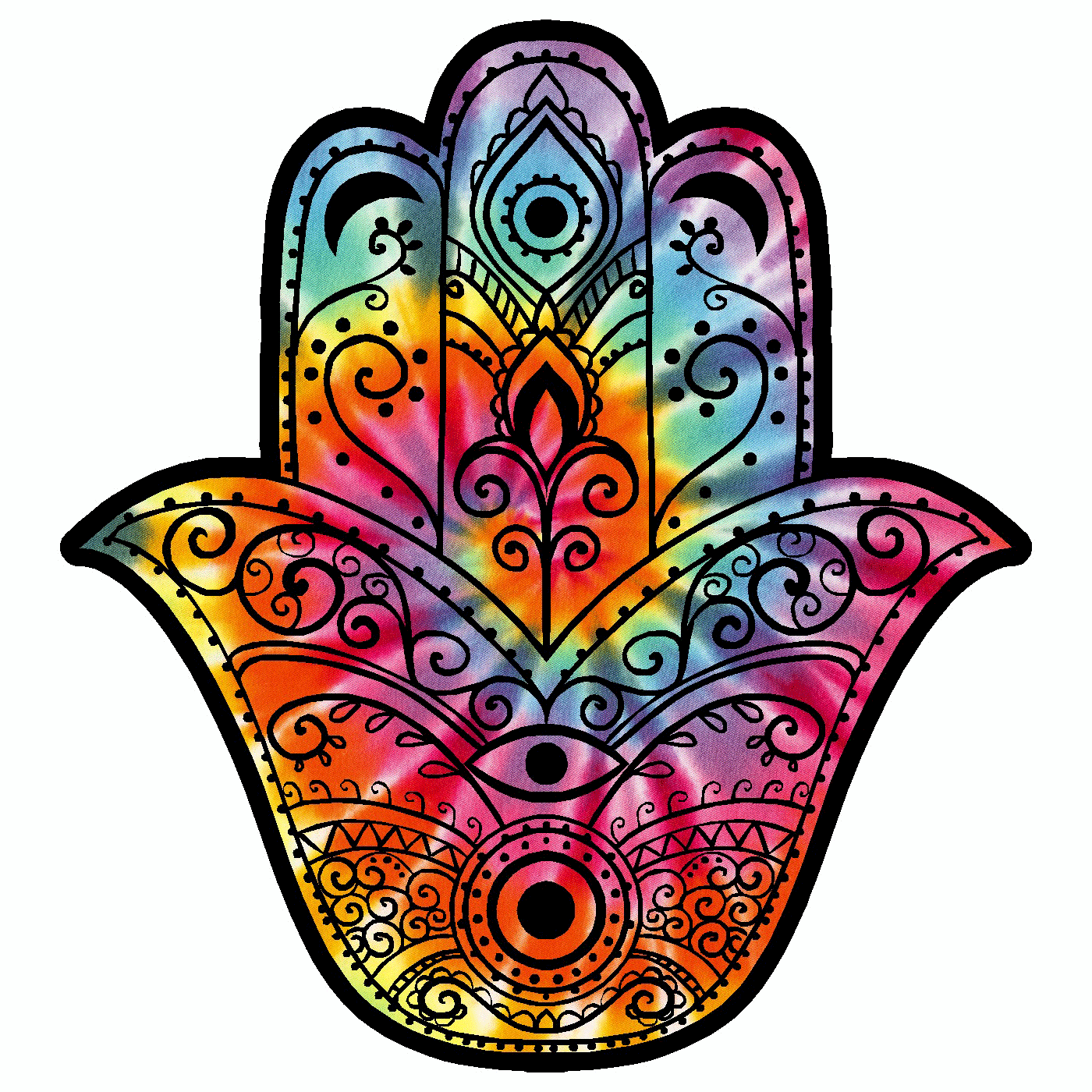  Hamsa Vinyl Sticker Decal、mySite、ghnorth