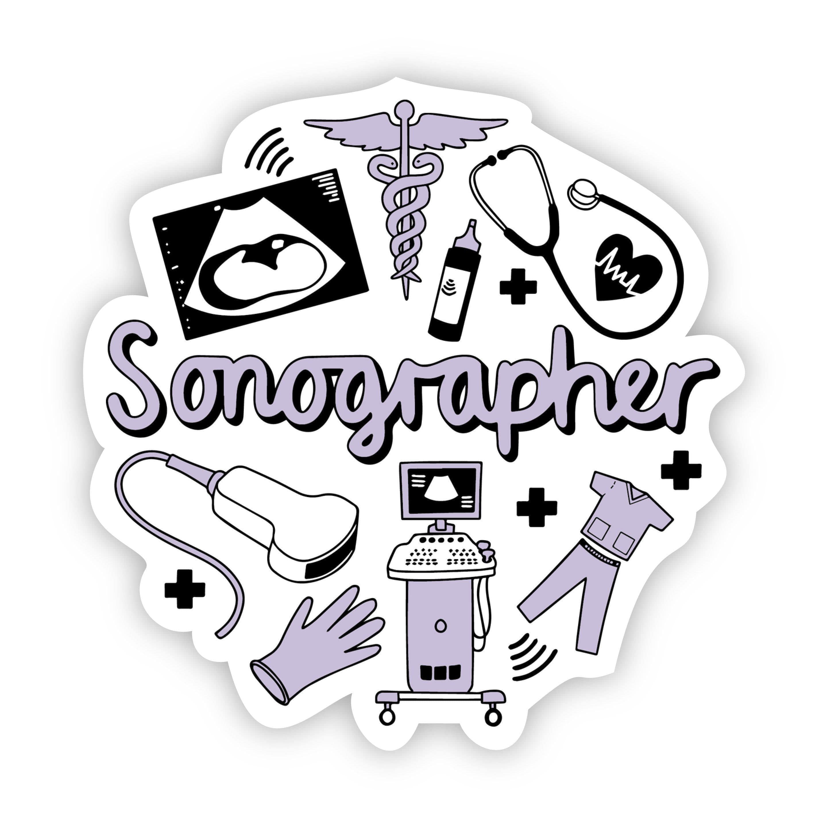  Sonographer Purple Sticker、mySite、elrpsem3k