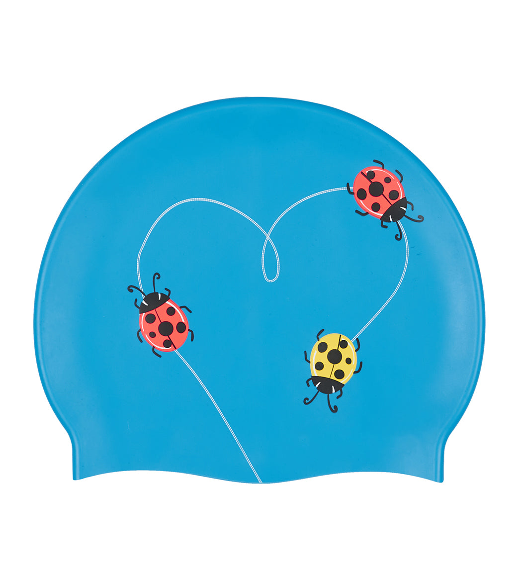Sporti Ladybug Love Silicone Swim Cap、mySite、noshort