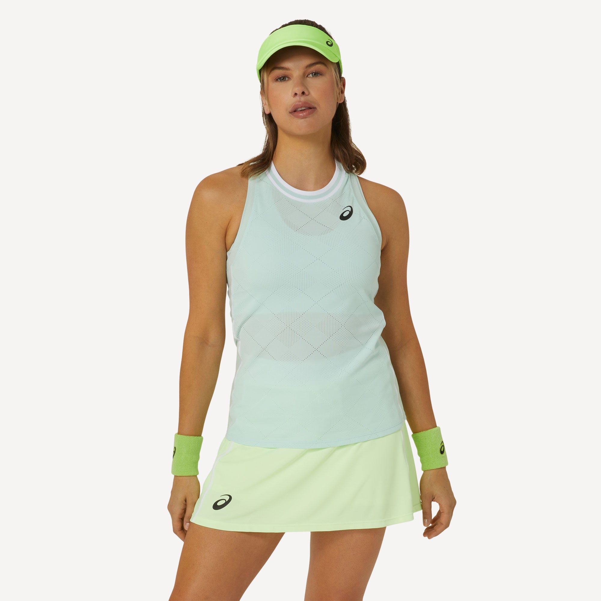 ASICS Match Women's Tennis Tank、mySite、neckold