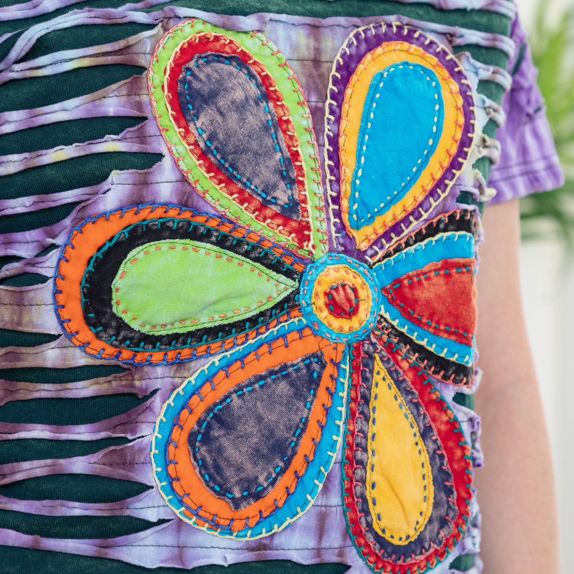 Daisy Razor Cut Short Sleeve Tee、mySite、camillekostekn