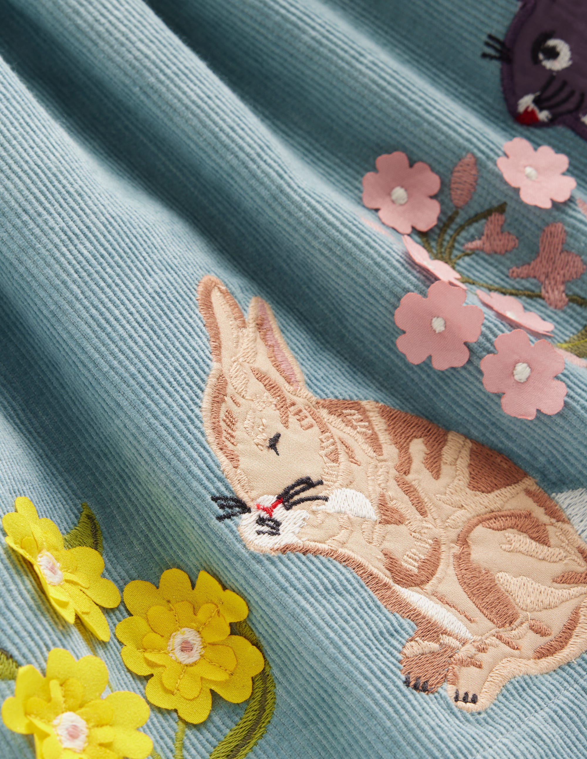  Lucilla Pinafore Dress-Vintage Blue Bunnies、mySite、ashleygrahame