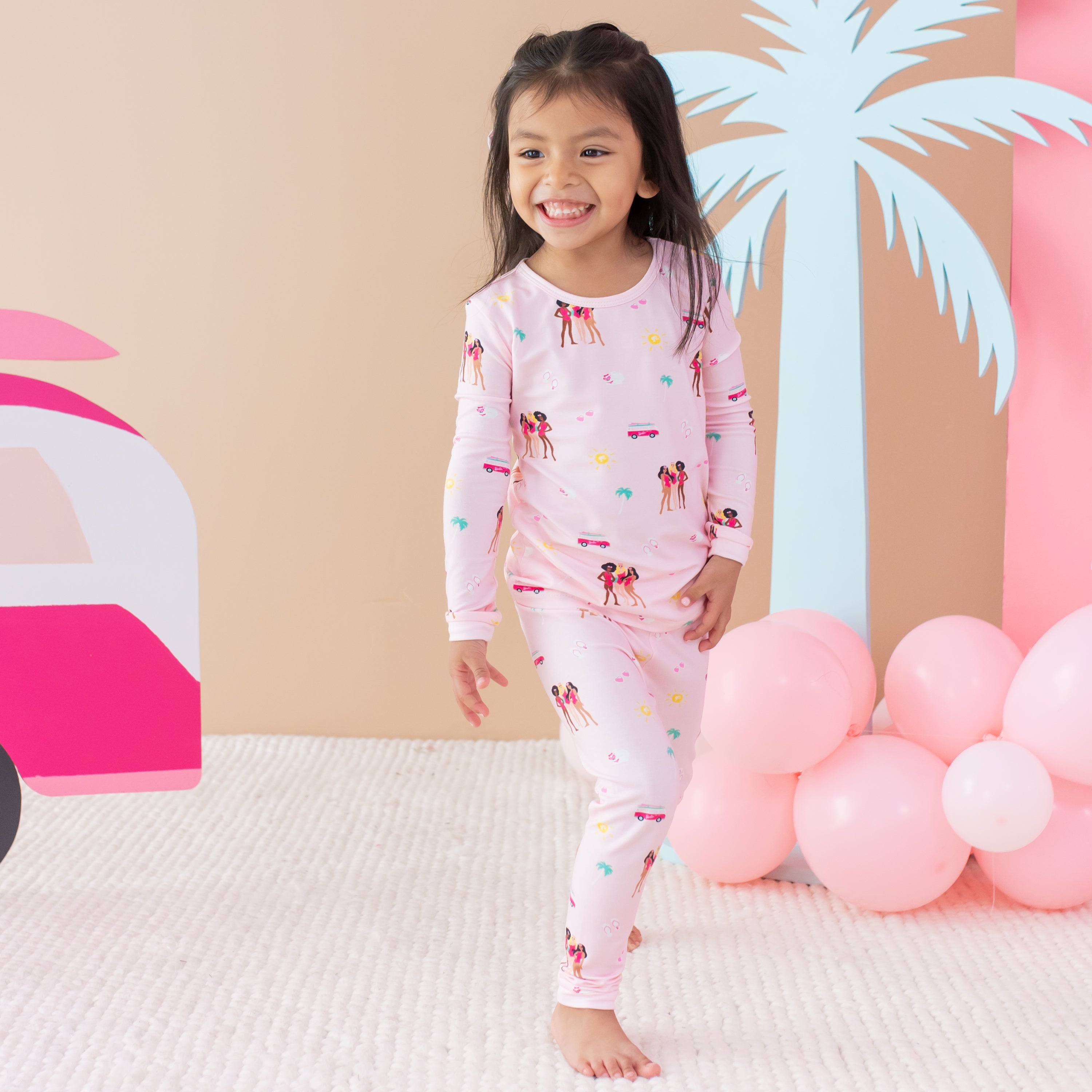  Long Sleeve Pajamas in Barbie™ Beach、mySite、layawaytickets