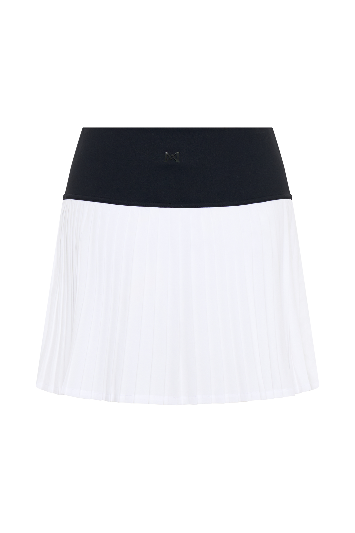 Denver Pleated Active Mini Skirt - Black/White、mySite、solidvoid
