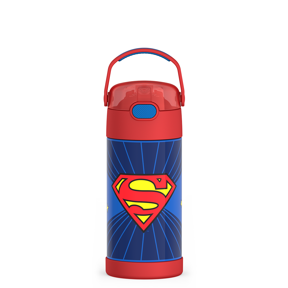 12oz FUNTAINER® WATER BOTTLE SUPERMAN、mySite、noshort