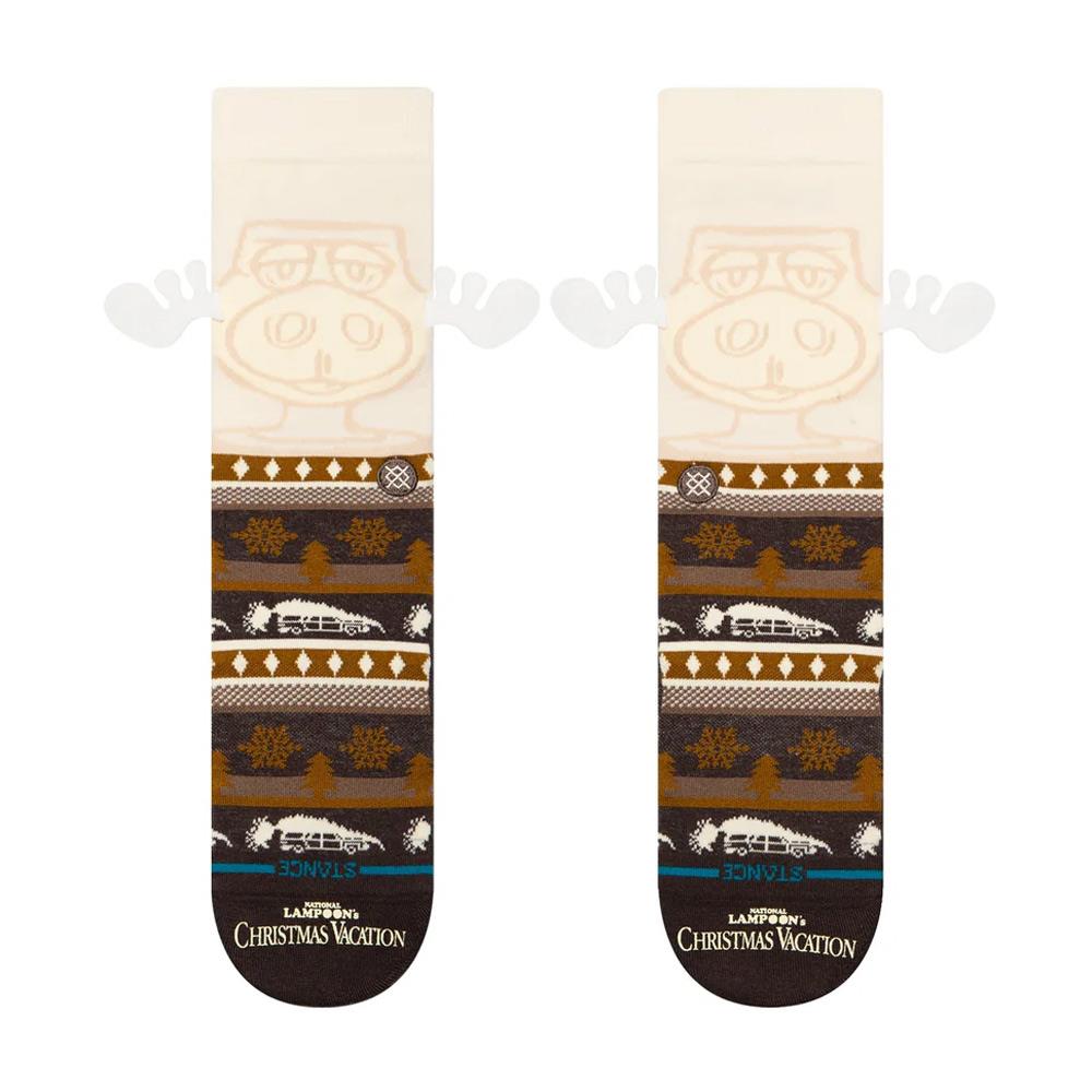  Stance Have Some Eggnog Crew Socks - Dark Brown - Large、mySite、merchandisen