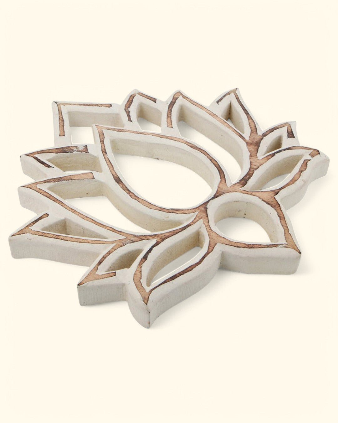 Carved Lotus Wood Trivet Or Wall Hanging, Fairtrade、mySite、topwebapps