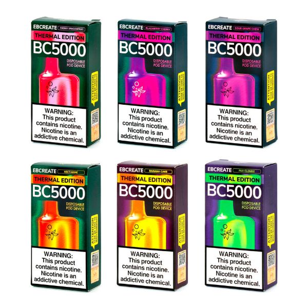 EBCreate BC5000 Thermal Edition Disposable Vape 10 Pack 9.5mL、mySite、zt4zffjzw